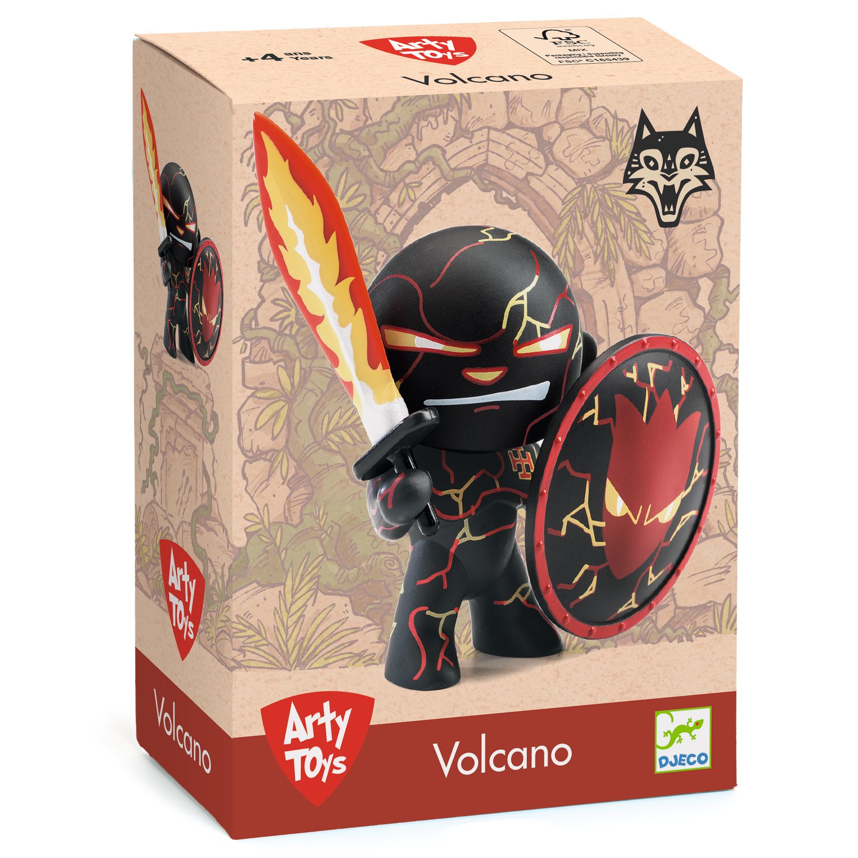 Arty Toys - Lovag - Vulkán - Volcano