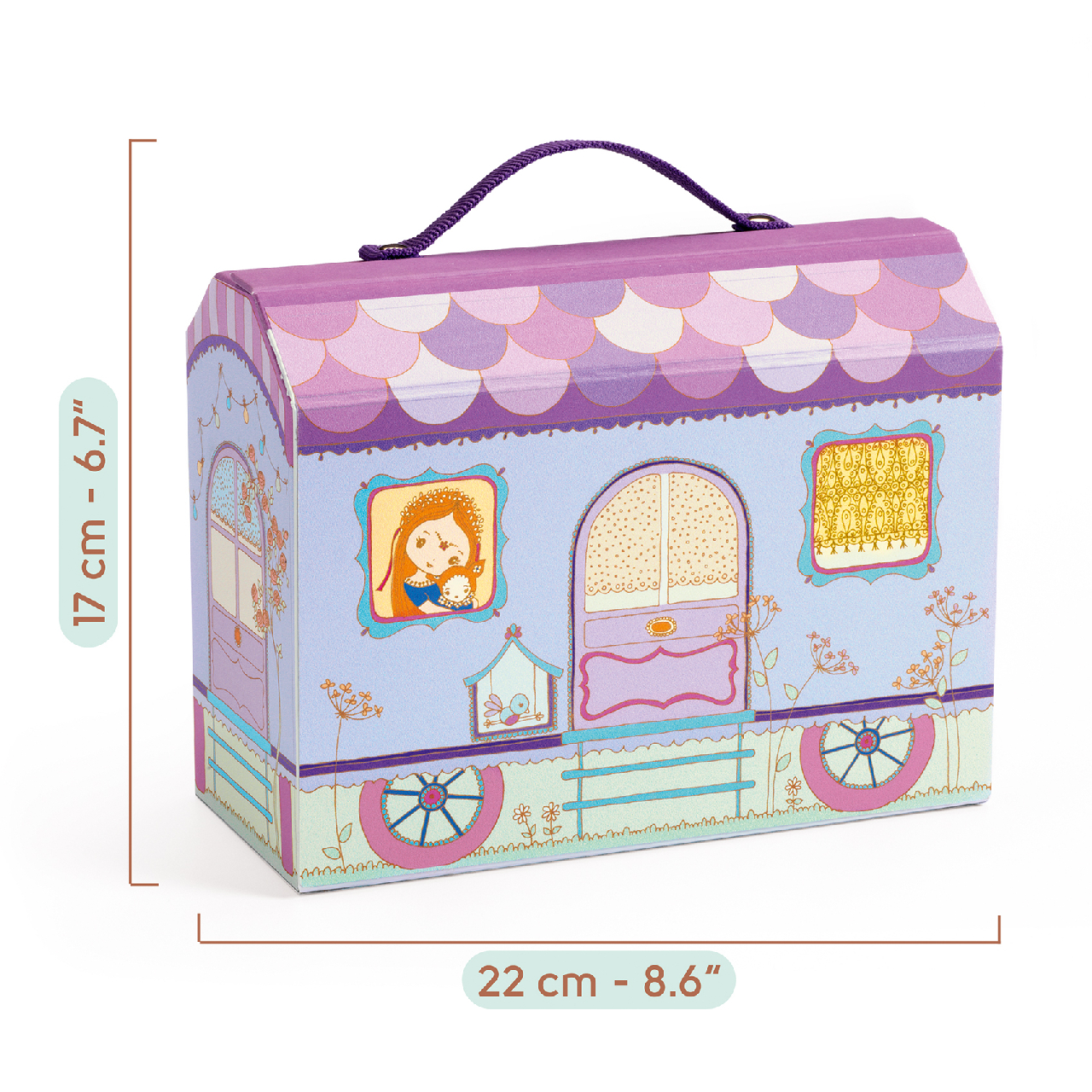 TINYLY álomvilág babaház - Blucska és Indi háza - Bluchka and Indie house