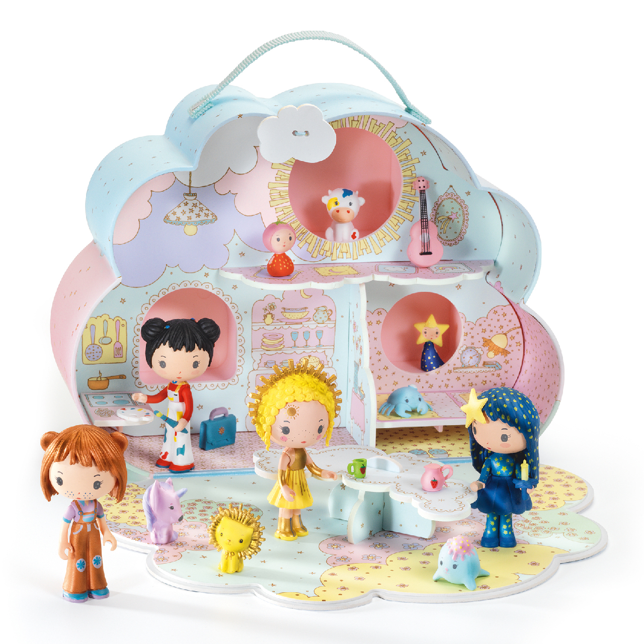 TINYLY álomvilág babaház - Napocska és Mia - Sunny and Mia house