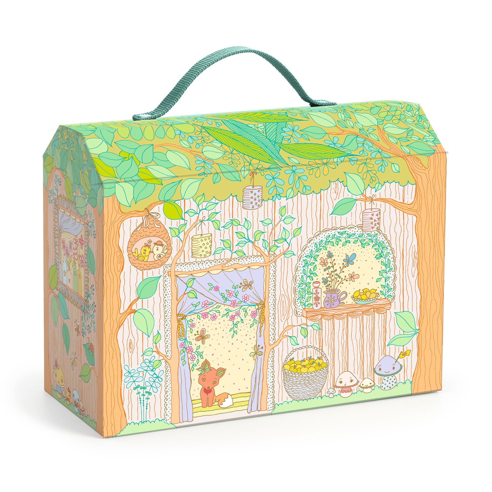 TINYLY álomvilág babaház - Szilvia és Rókica háza - Sylvia and Fox’s house in the woods