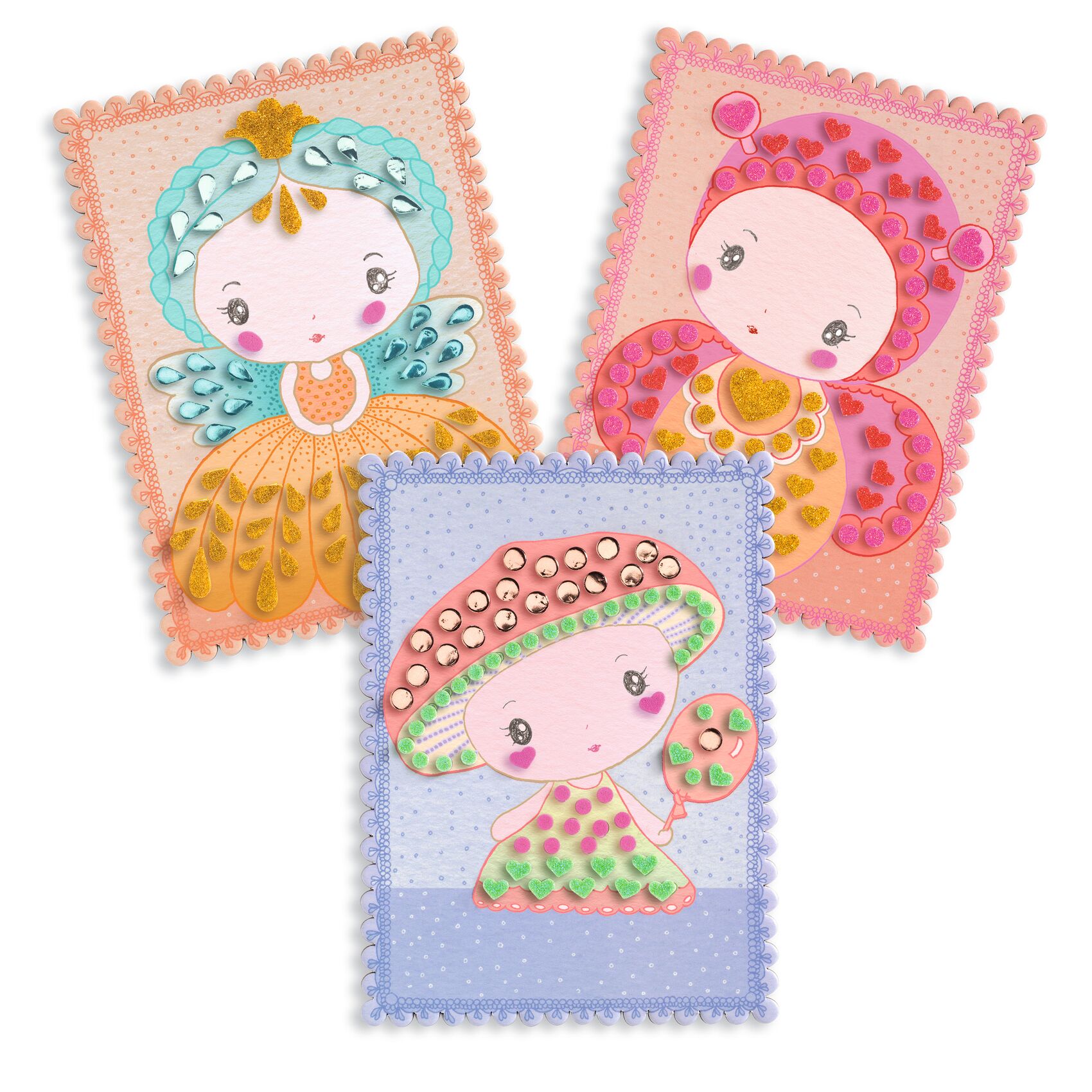 TINYLY kreatív - Mozaikkép készítés, Sugárka és barátai - Mosaics Stella & Co