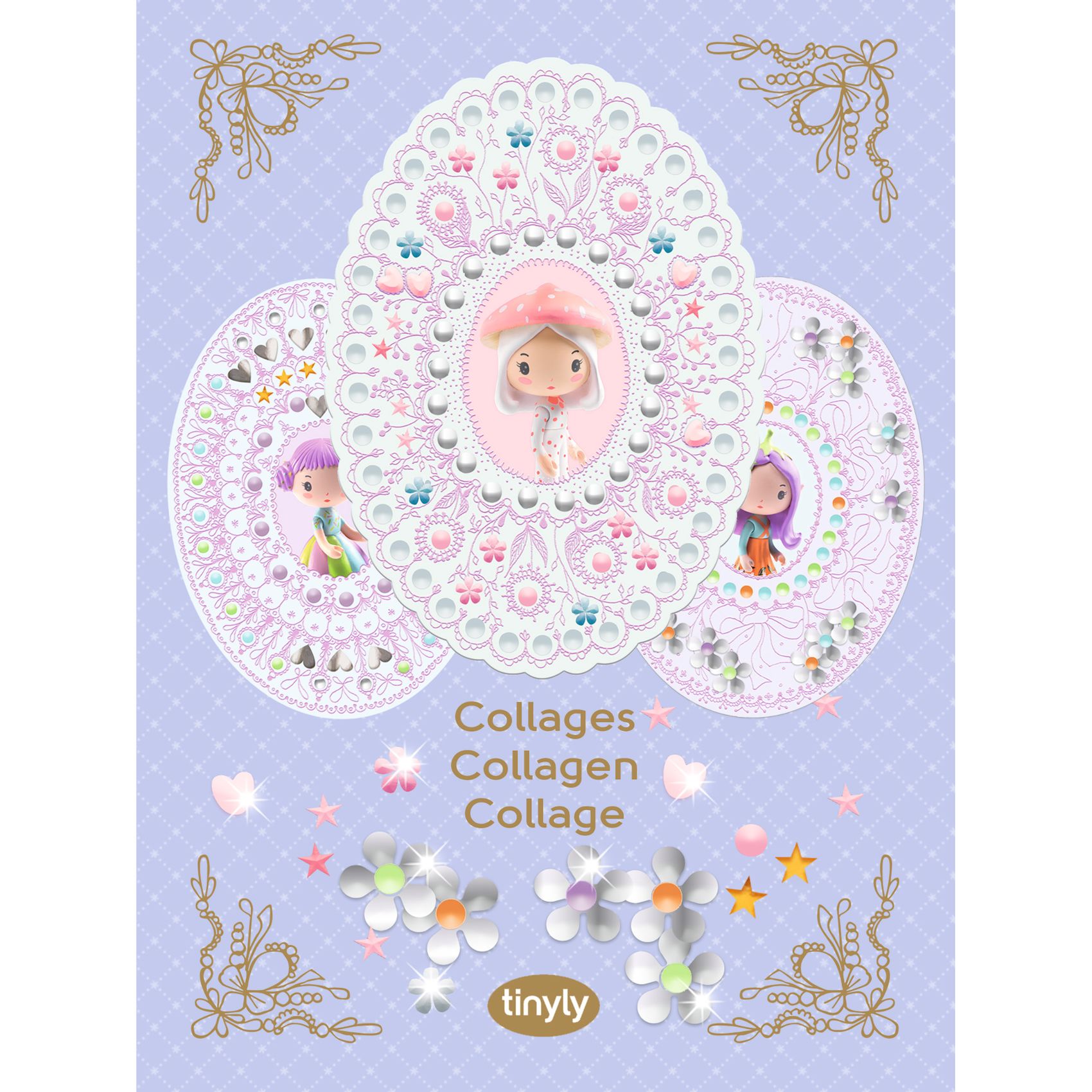 TINYLY kreatív - Kollázs készítés, Anni és barátai - Collages Amy &amp; Co