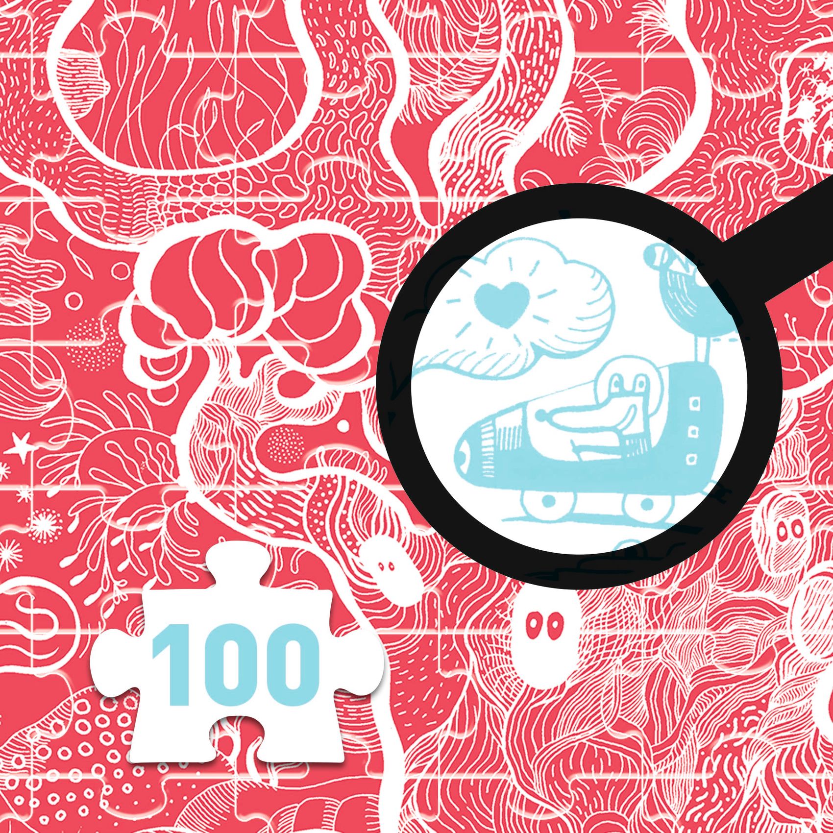 Varázs puzzle - Elvarázsolt fa, 100 db-os - The enchanted tree