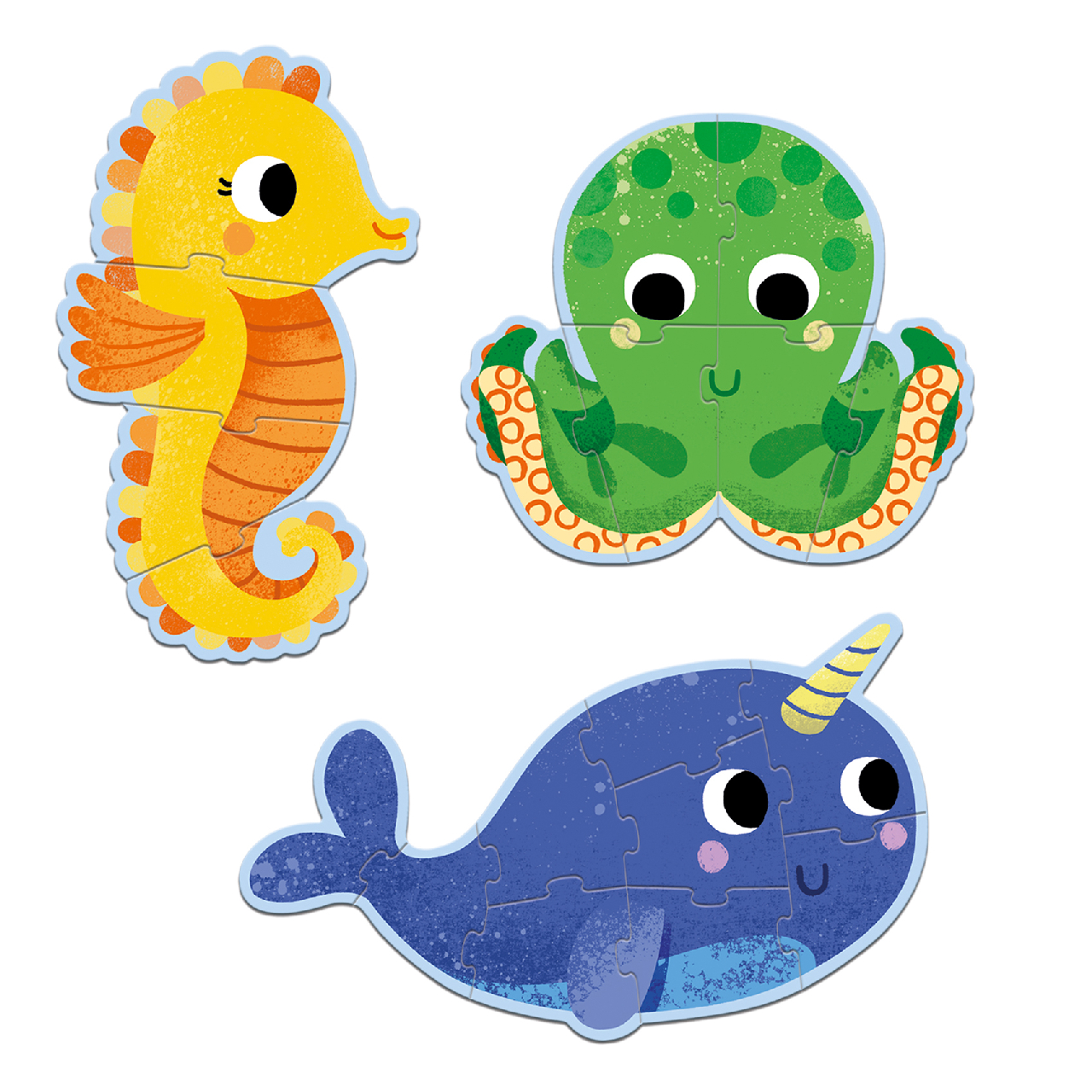 Primo puzzle - A tengerben, 4-6-9 db-os - In the sea