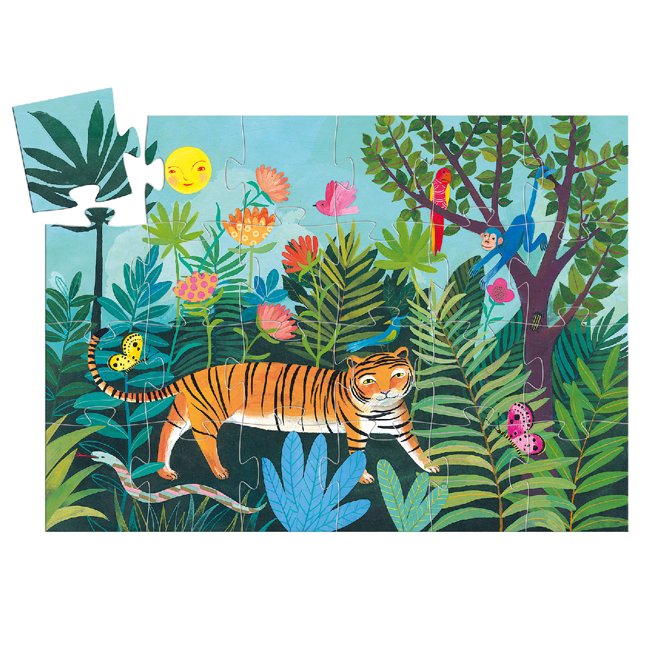 Formadobozos puzzle - A tigris sétája - The tiger's walk