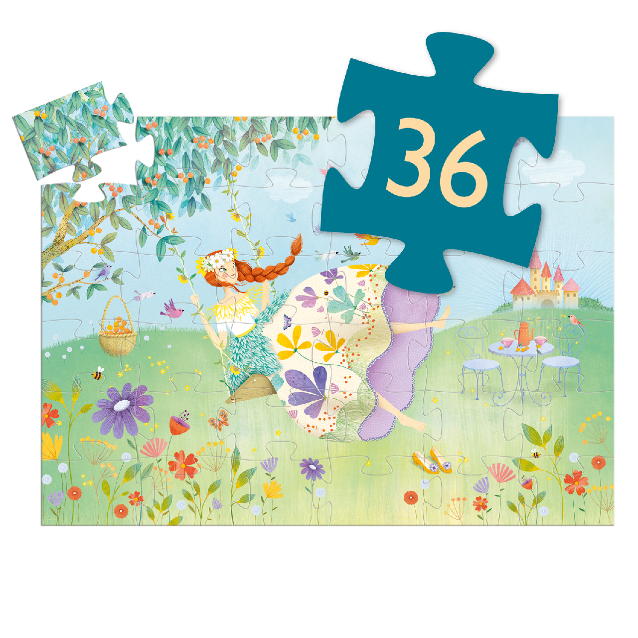 Formadobozos puzzle - Tavasz hercegnő, 36 db-os - The princess of spring