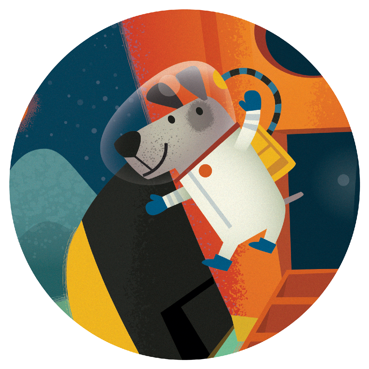 Formadobozos puzzle - Űrhajó, 16 db-os - Spaceship