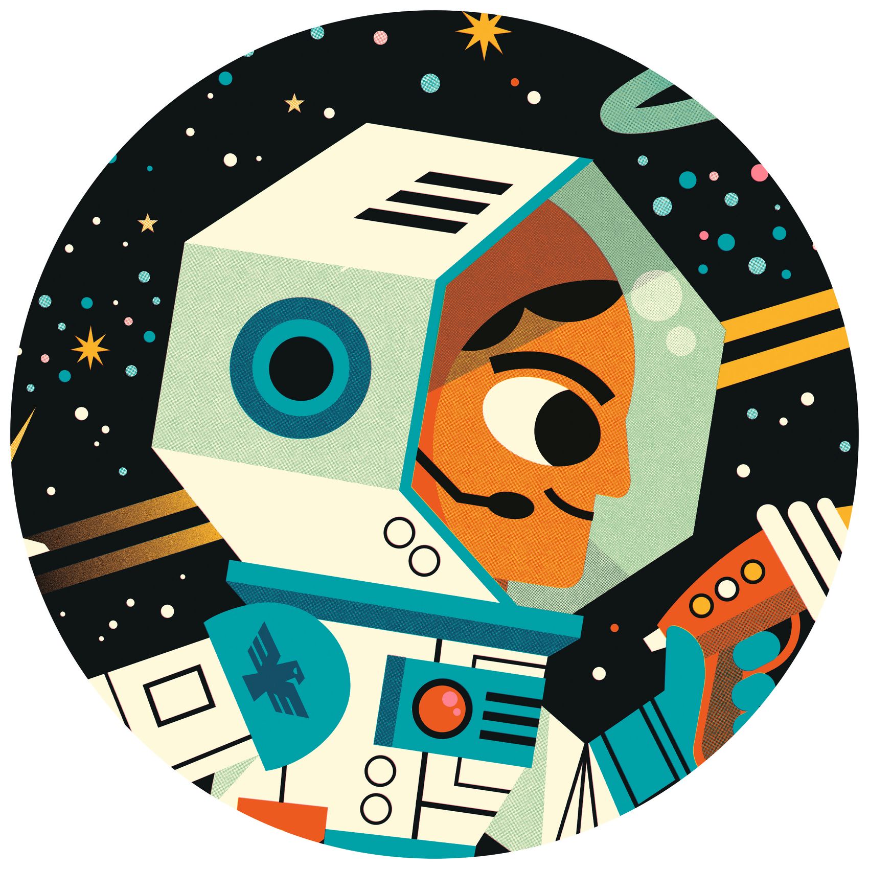 Formadobozos puzzle - Űrállomás, 54 db-os - Space station