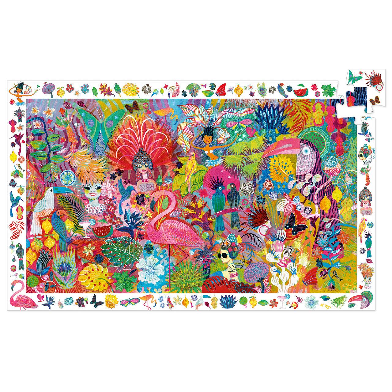 Megfigyeltető puzzle - Riói karnevál, 200 db-os - Rio Carnival