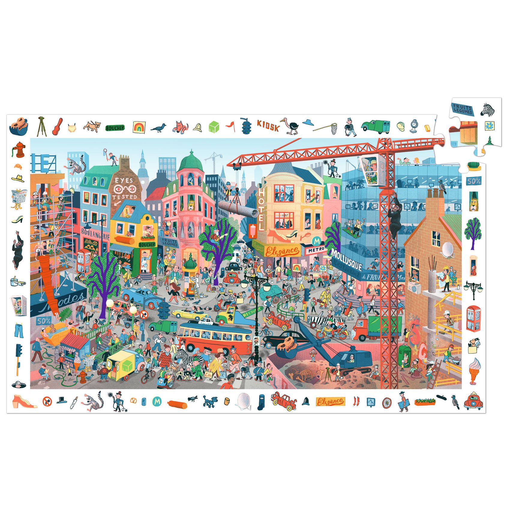 Megfigyeltető puzzle - A város, 200 db-os - The city