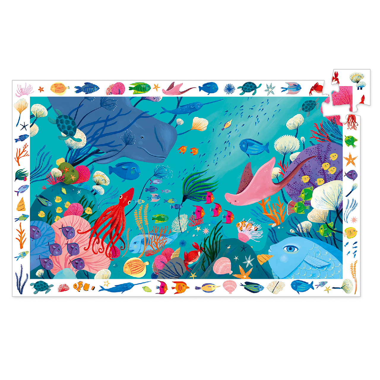 Megfigyeltető puzzle - Tengerben, 54 db-os - Aquatic