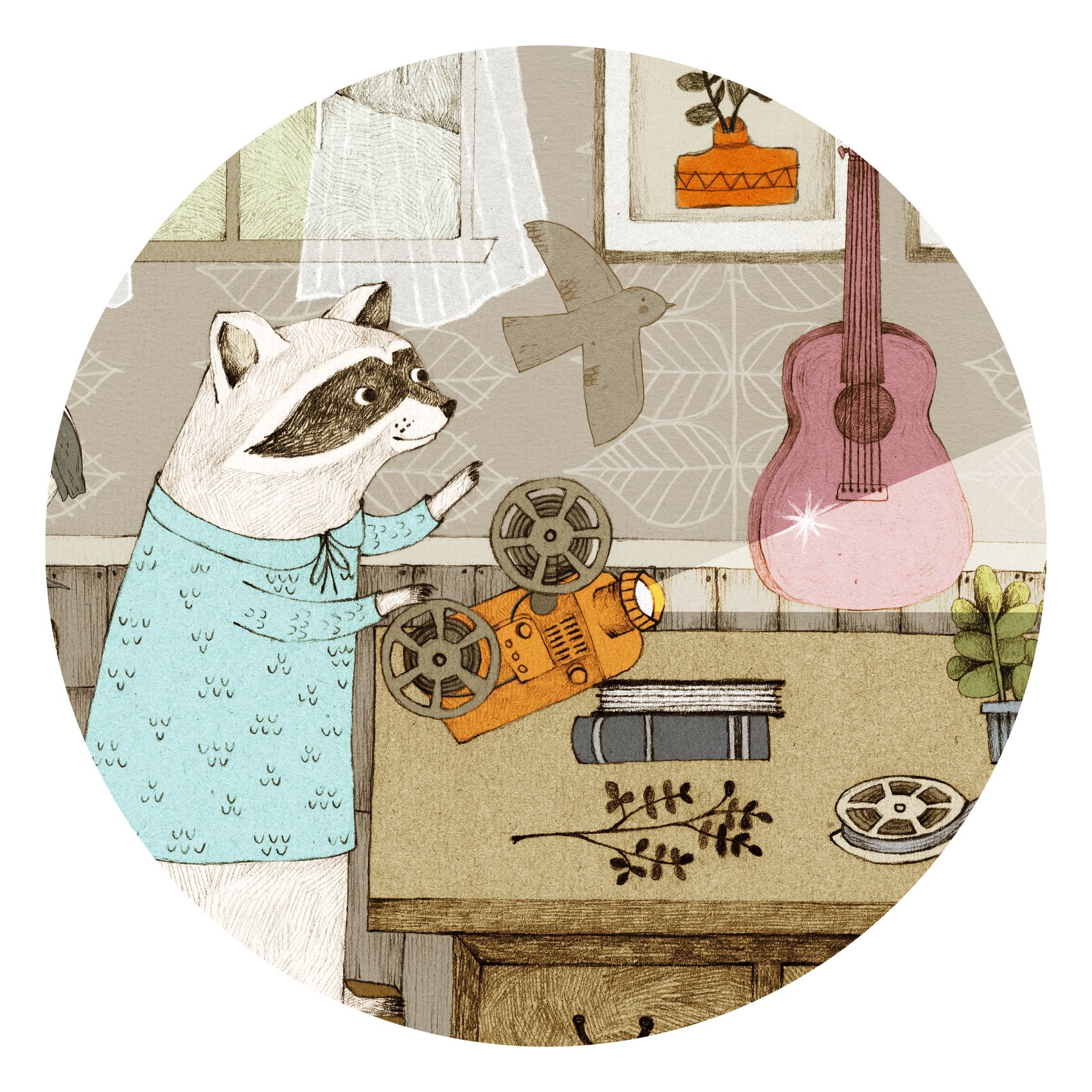 Művész puzzle - Filmvetítés, 100 db-os - Cinematograph