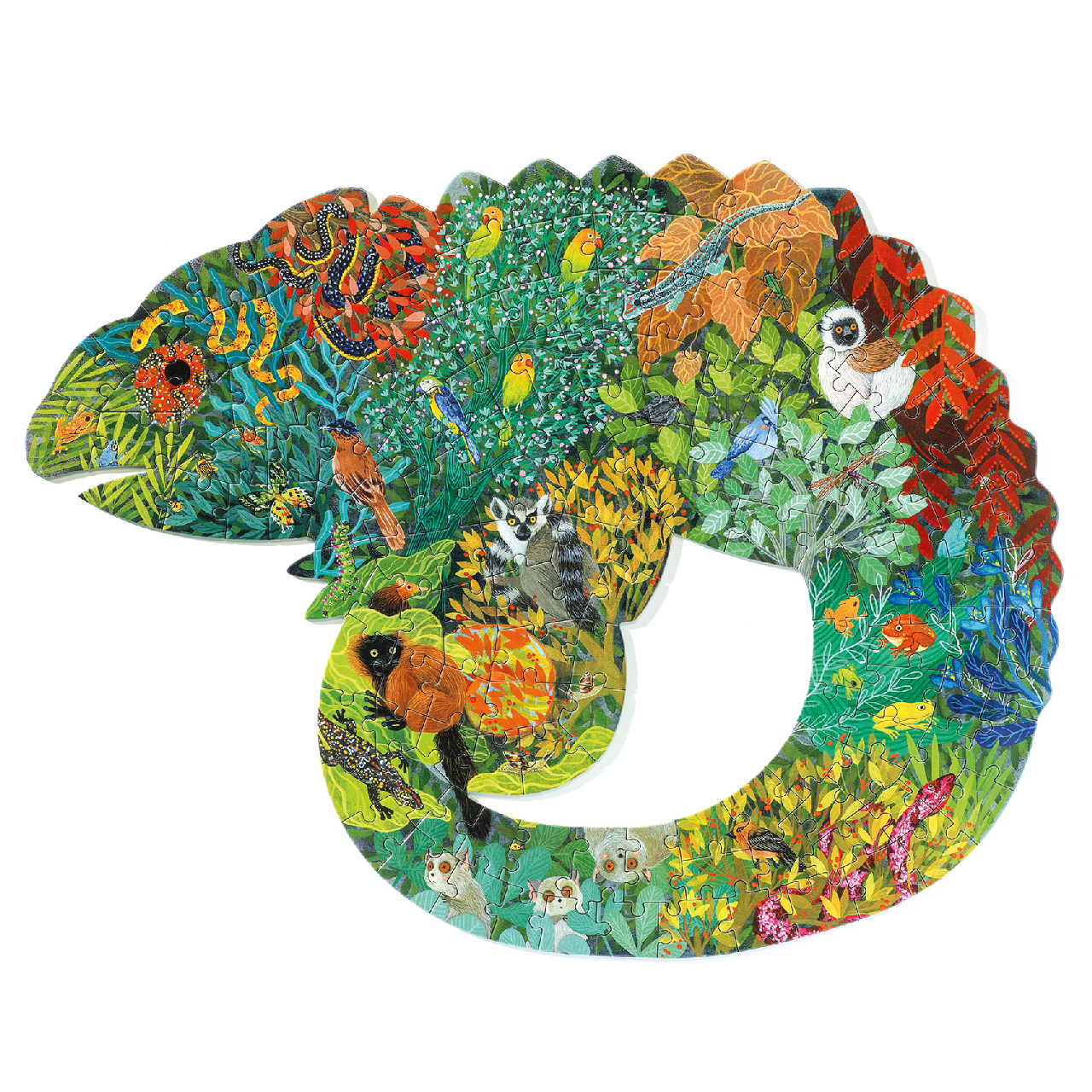 Művészeti puzzle - Kameleon, 150 db-os - Chameleon