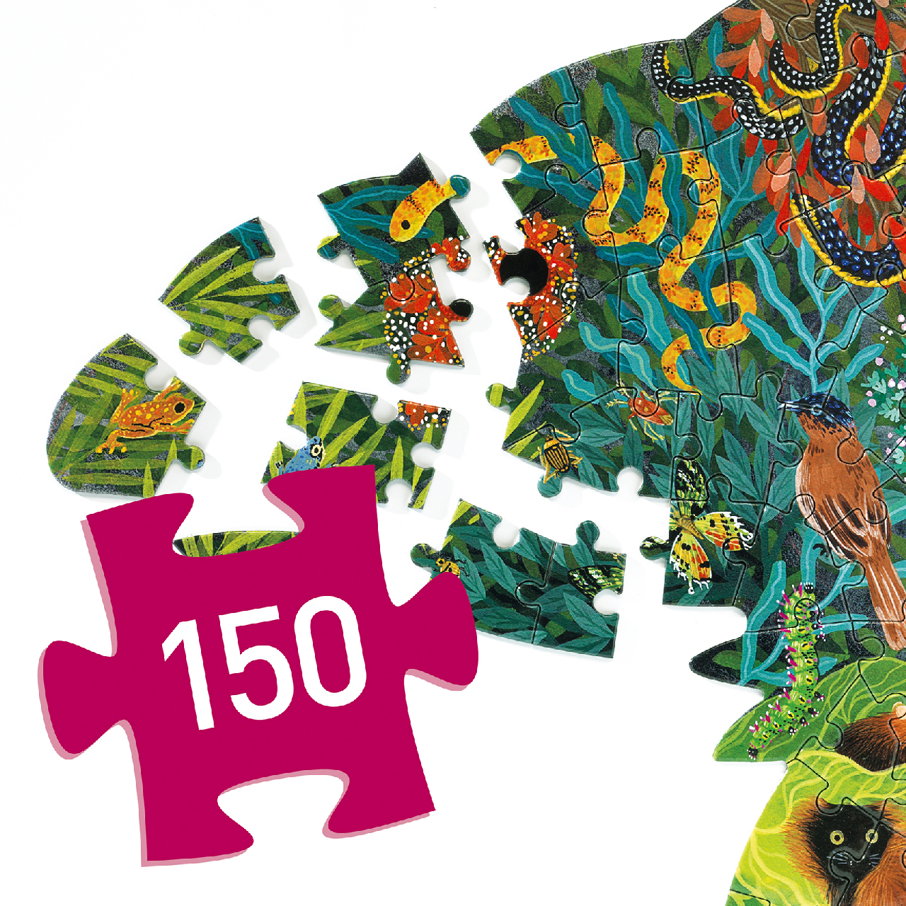 Művészeti puzzle - Kameleon, 150 db-os - Chameleon