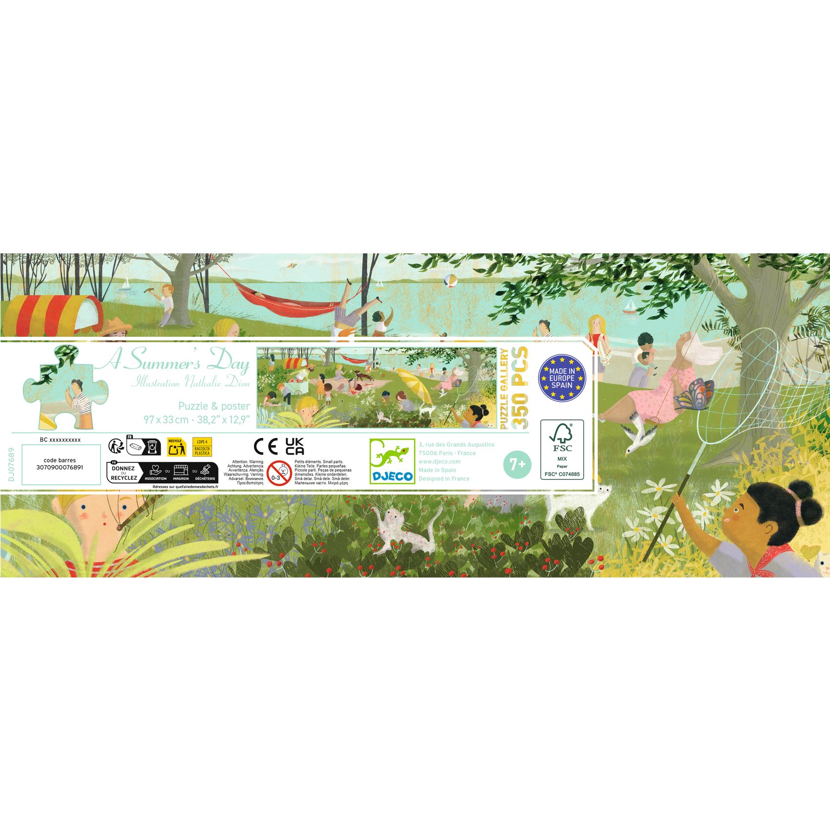 Művész puzzle - Nyári nap, 350 db-os - A Summer’s Day