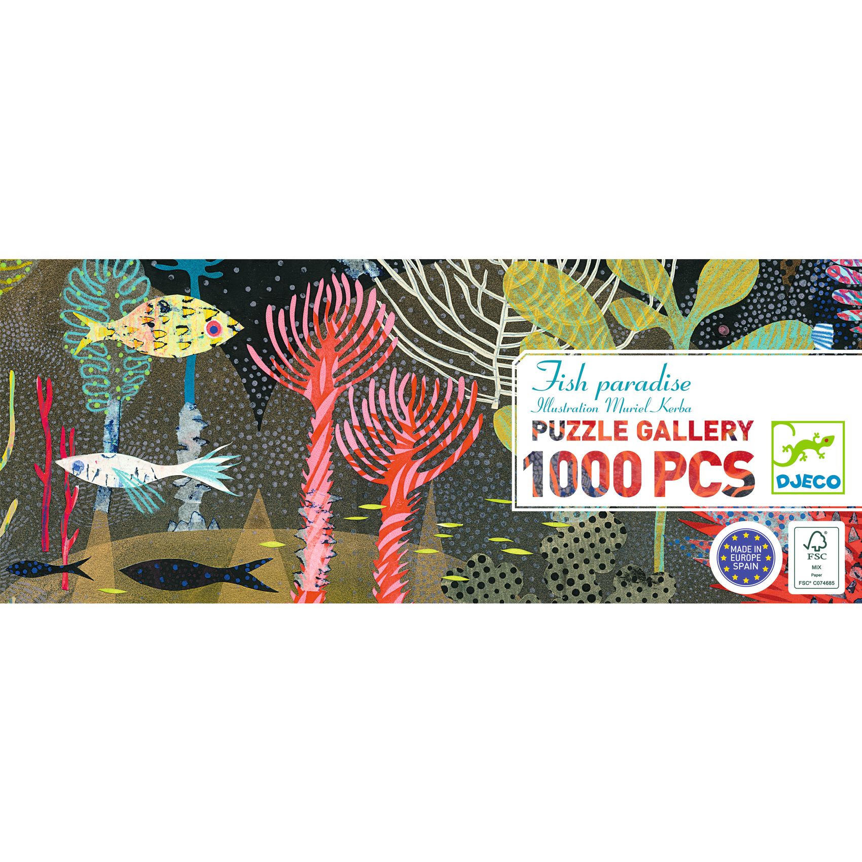 Művész puzzle - Halparadicsom, 1000 db-os - Fish Paradise