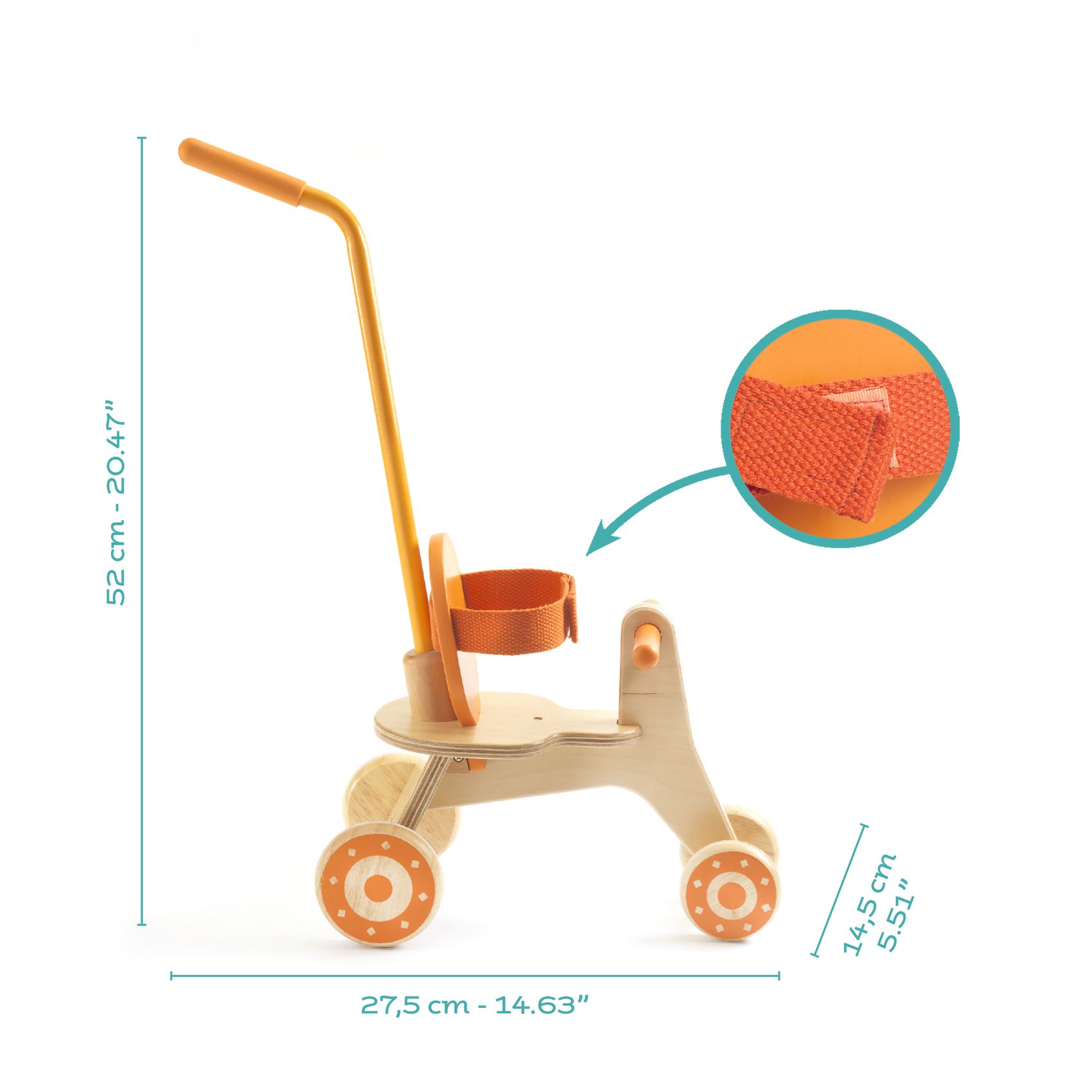 Játékbaba kiegészítő - Baba tricikli - Tricycle