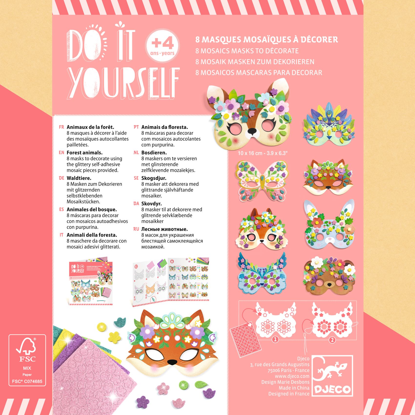 Készítsd magad! - Állati álarcok, erdei állatok - Forest animals