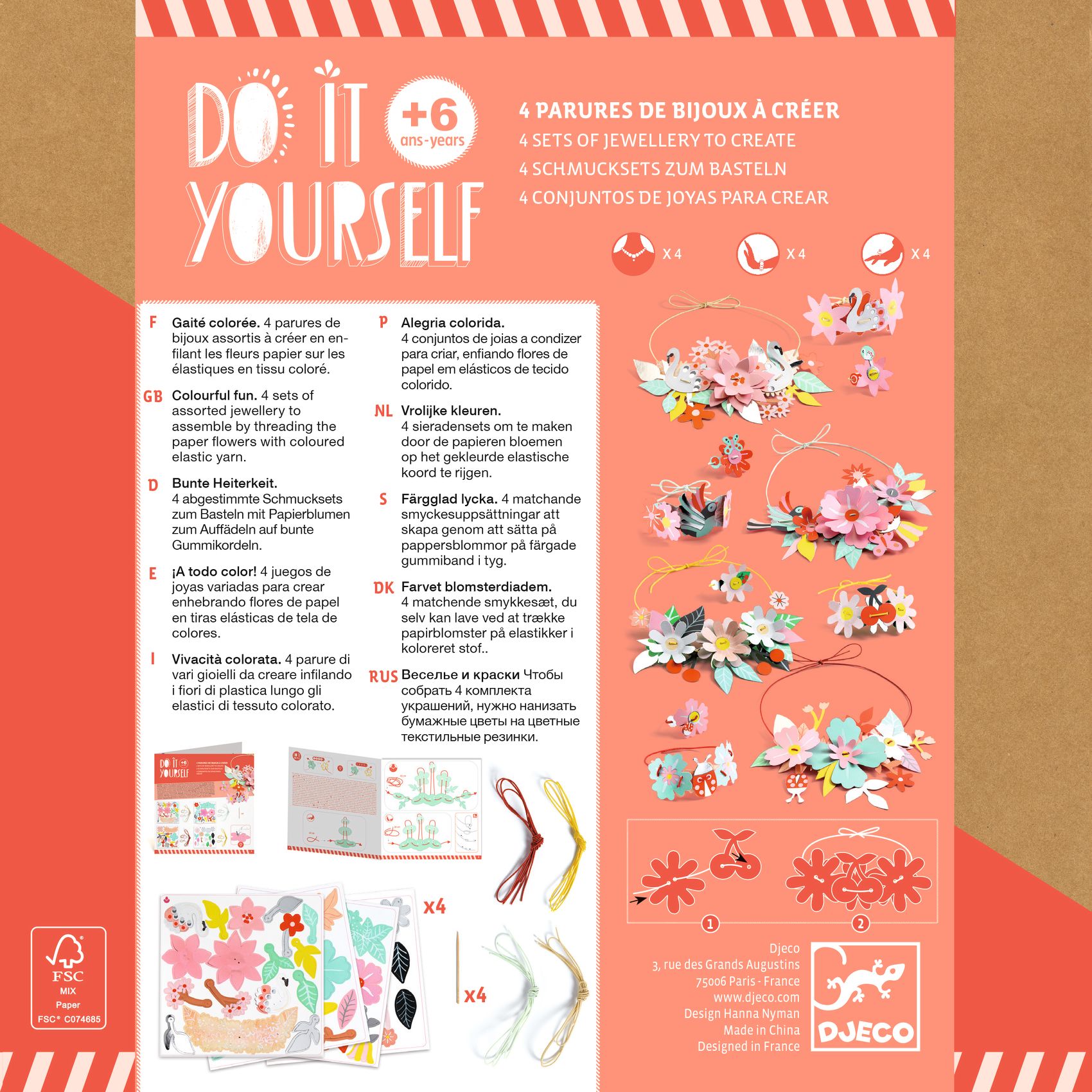 Készítsd magad! - Papírékszer készítő - Colourful fun