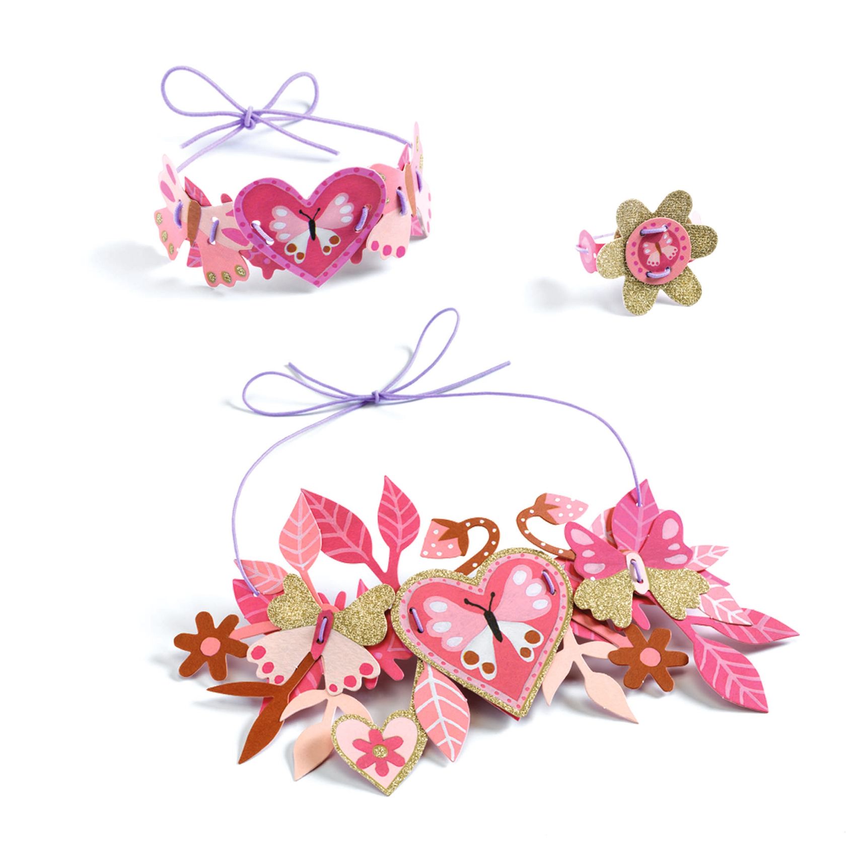 Készítsd magad! - Papírékszer készítő, csillám - Delicate medallions 