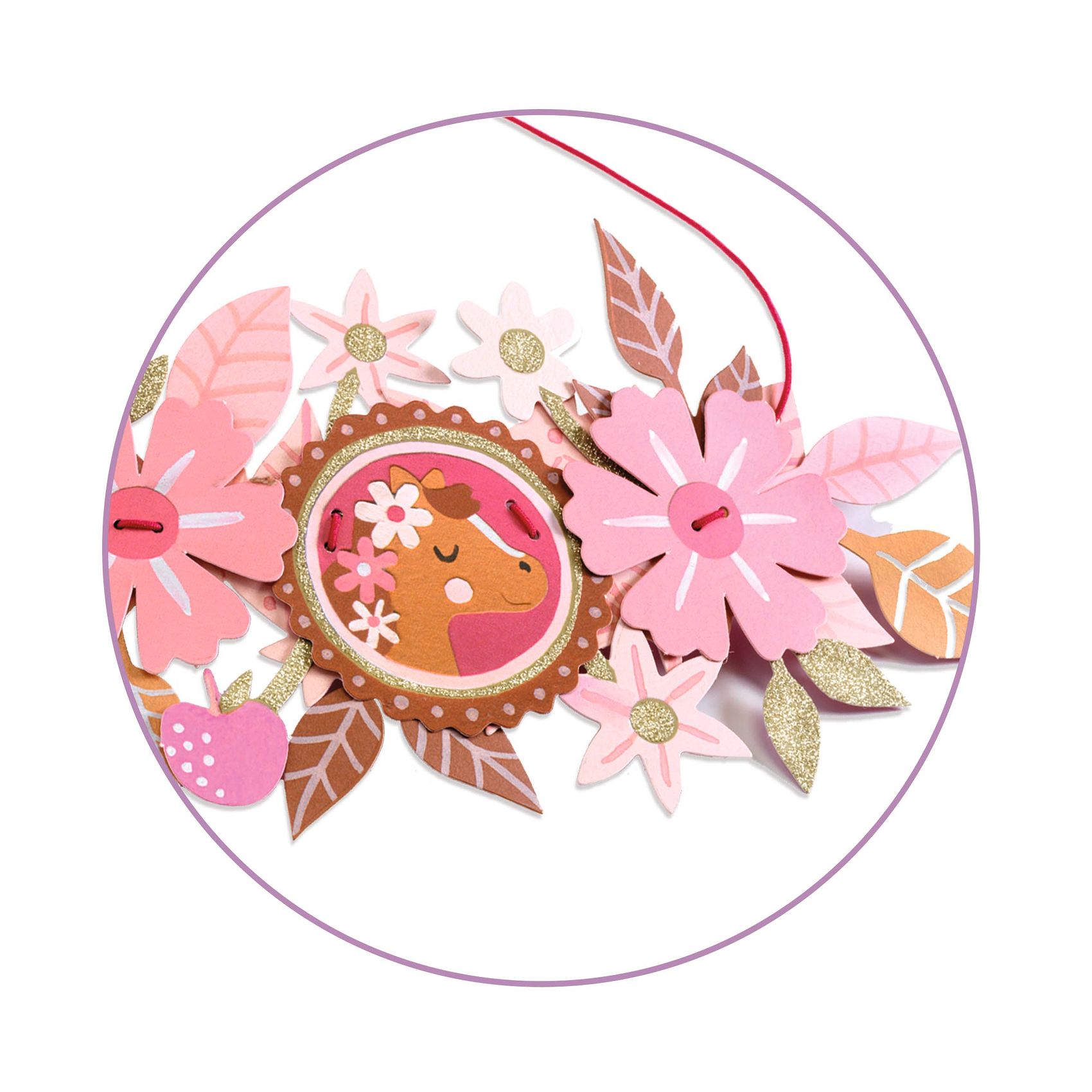 Készítsd magad! - Papírékszer készítő, csillám - Delicate medallions 