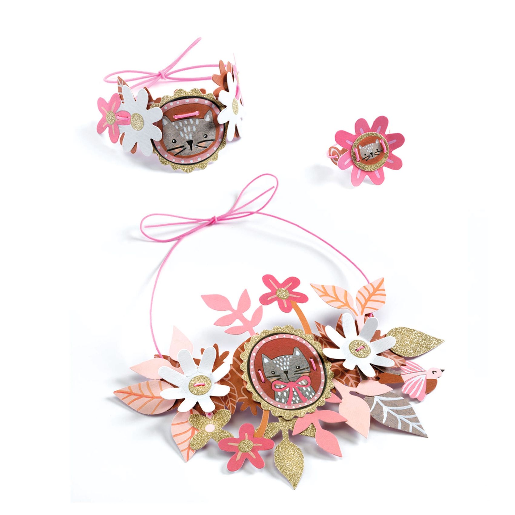 Készítsd magad! - Papírékszer készítő, csillám - Delicate medallions 