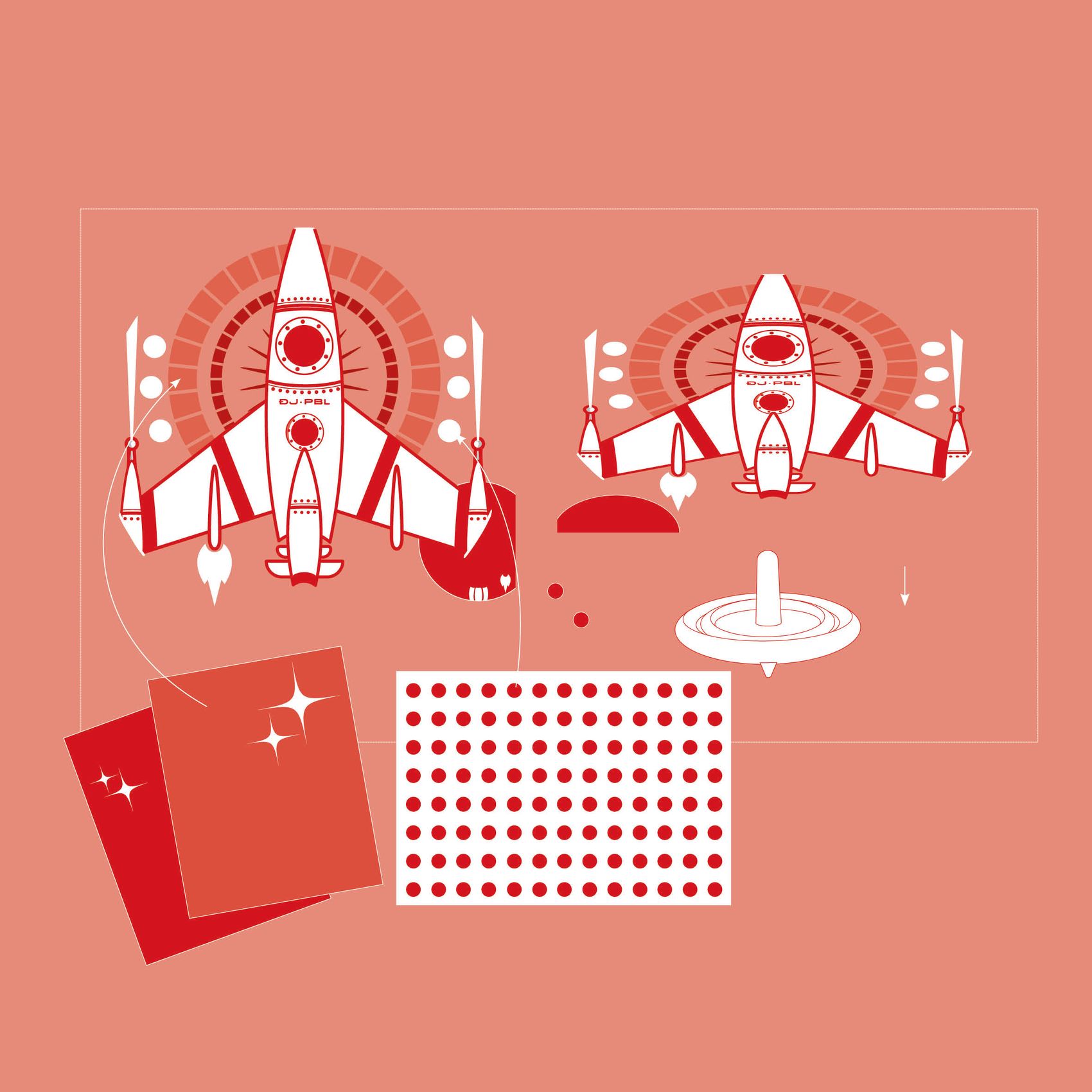 Csináld magad! - Színkeverő pörgettyű világűrben - Hypno cosmos