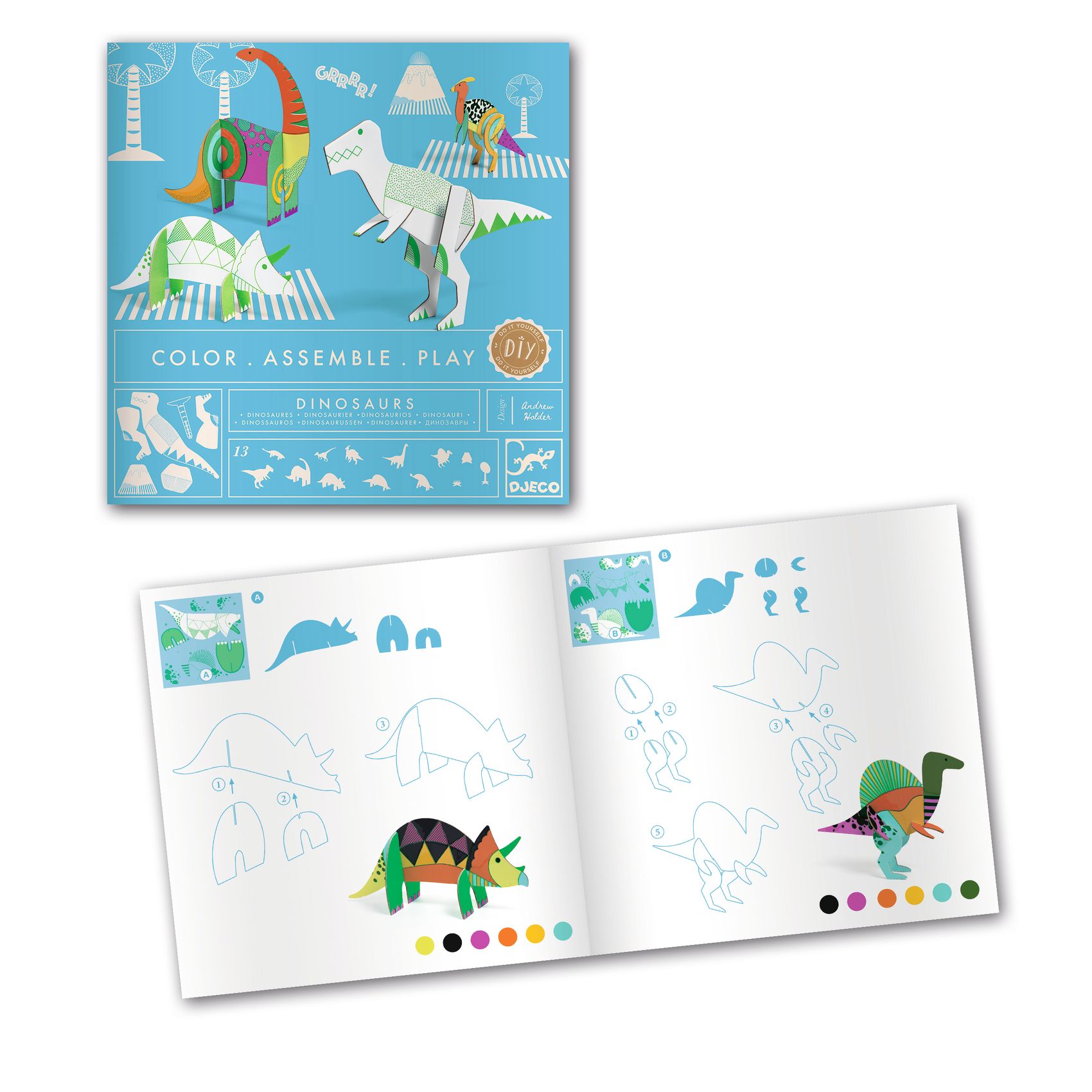 Készítsd magad! - Dínó világ 3D-ben - Dinosaurs