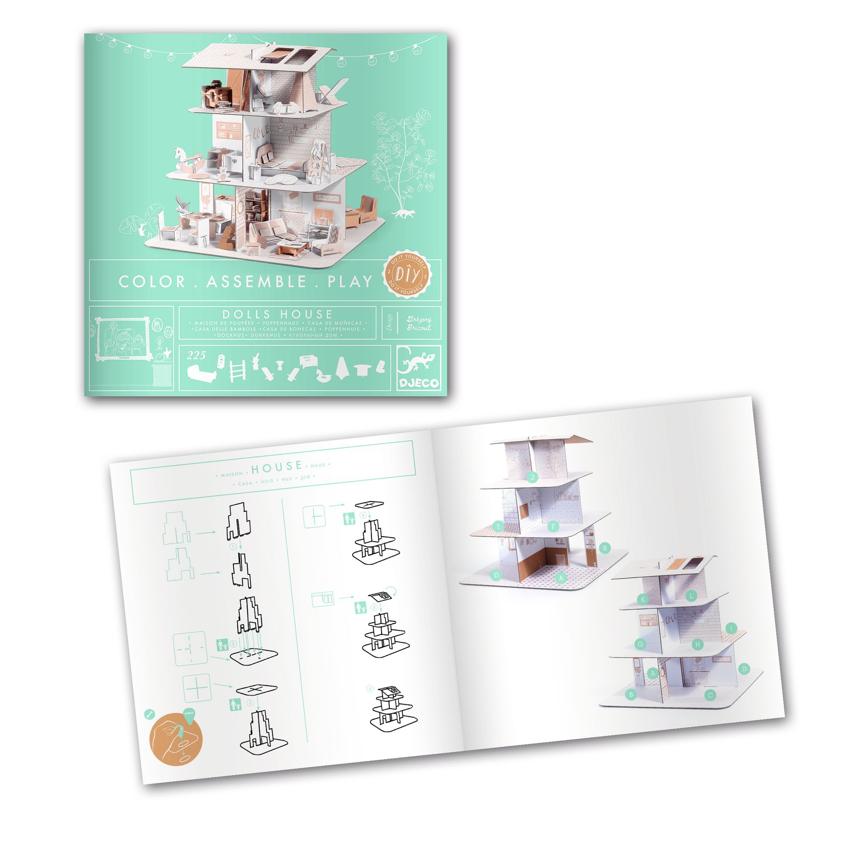 Készítsd magad! - Baba ház bútorokkal 3D-ben - Doll’s house