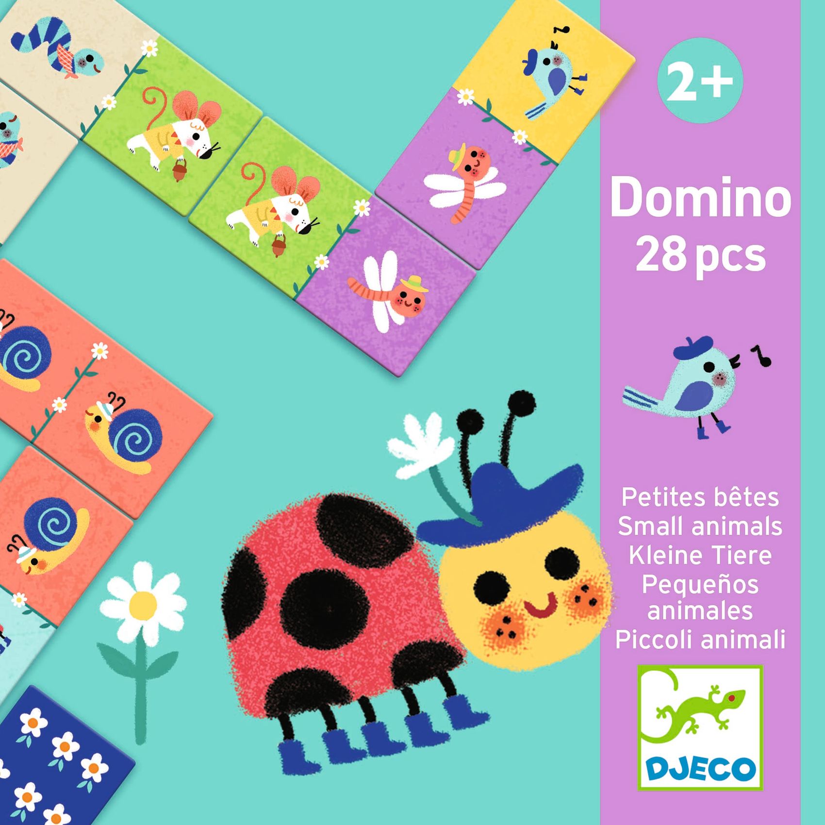 Dominó játék - Kicsi állatok - Domino Small animals