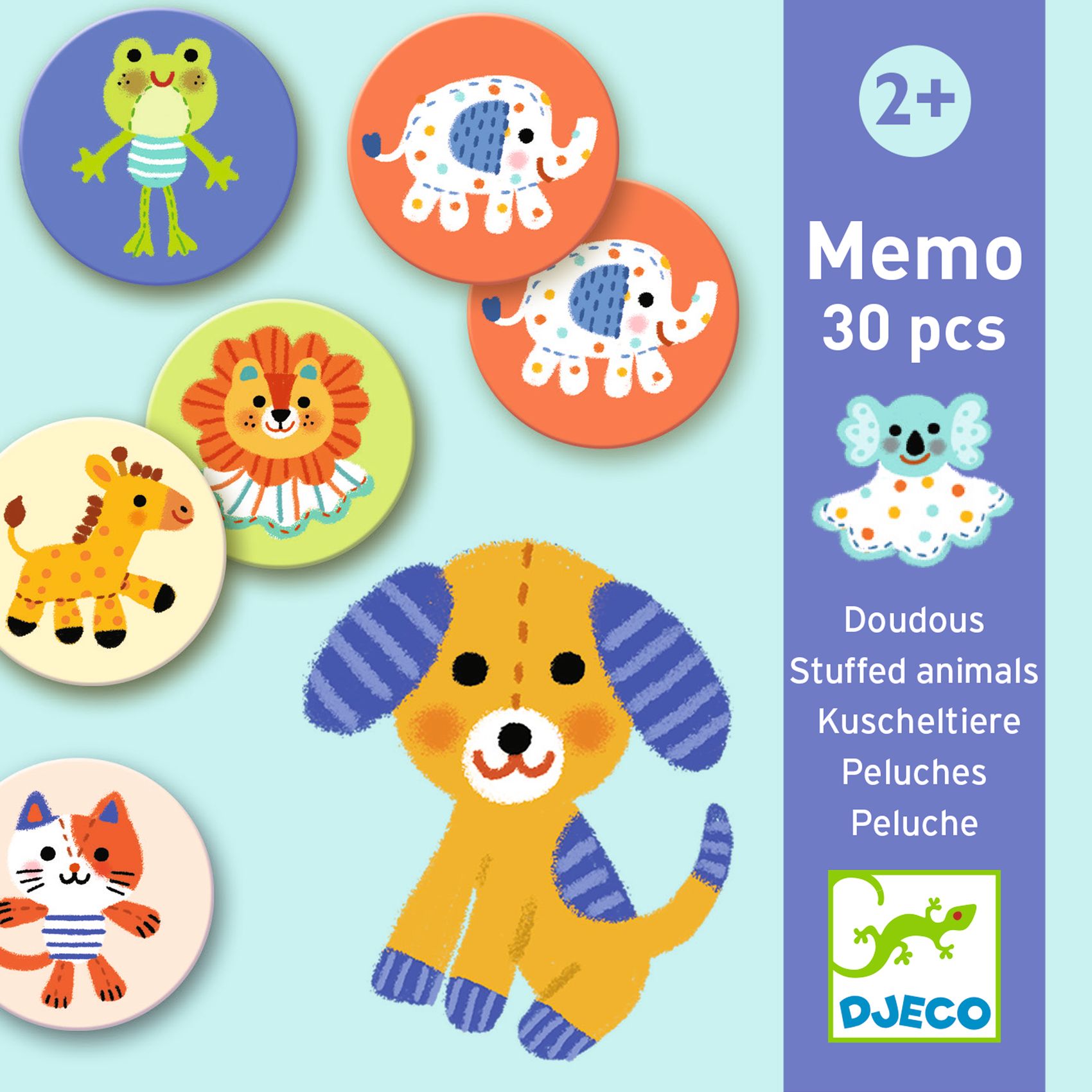 Memória játék - Kedvencek - Memo Stuffed animals