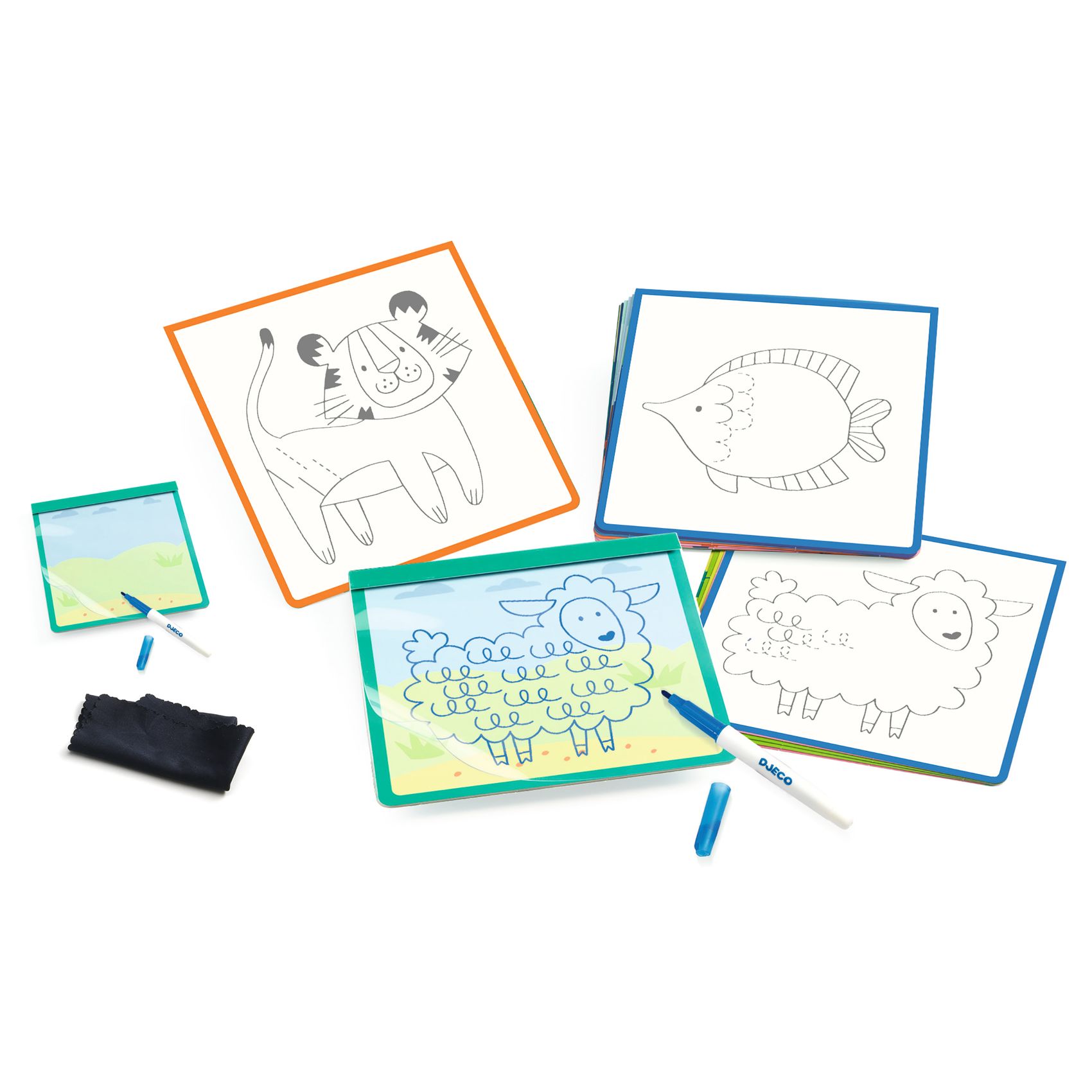 Fejlesztő játék - Állatmintás vonalvezető - Eduludo Animographe