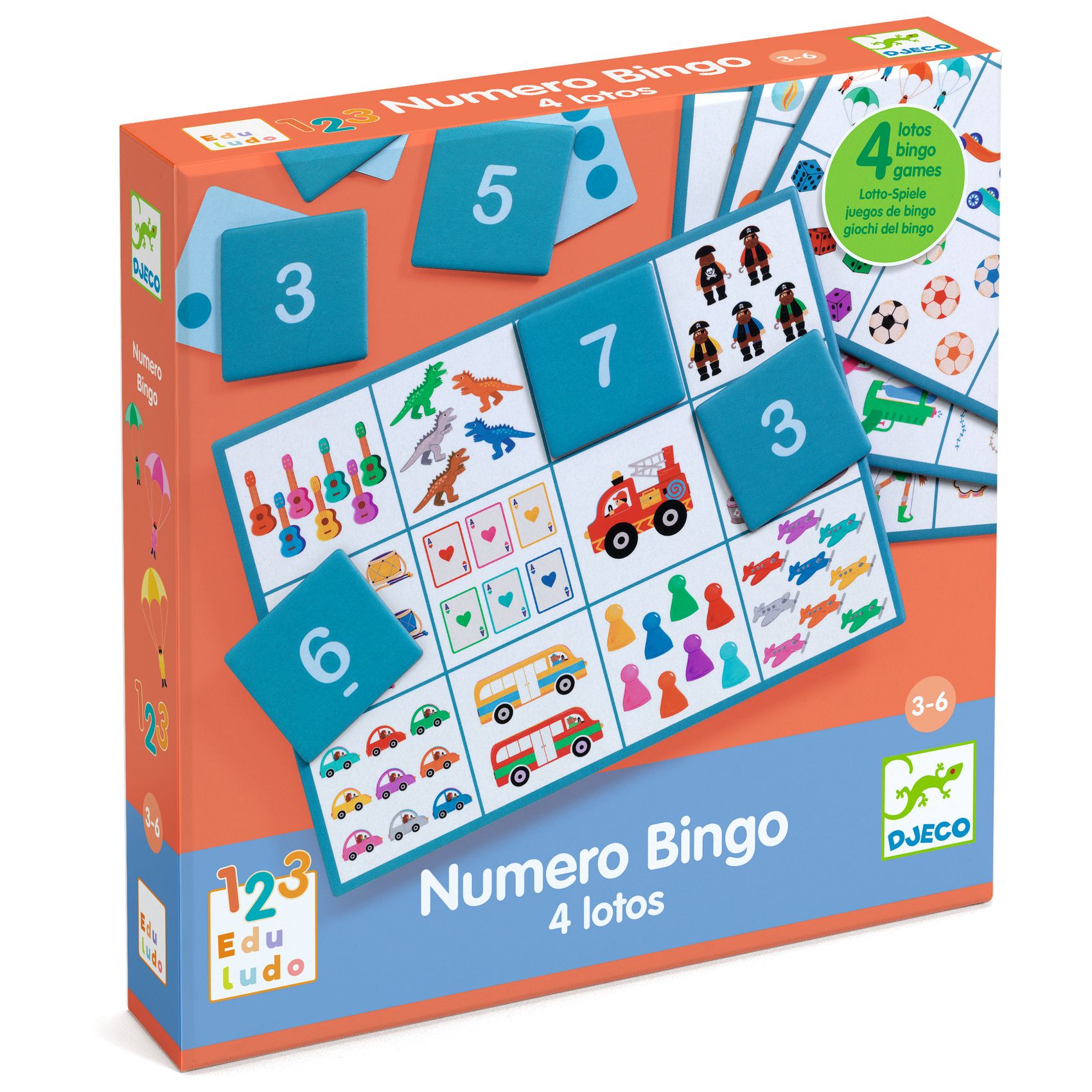 Fejlesztő játék - Számos bingó - Numero Bingo