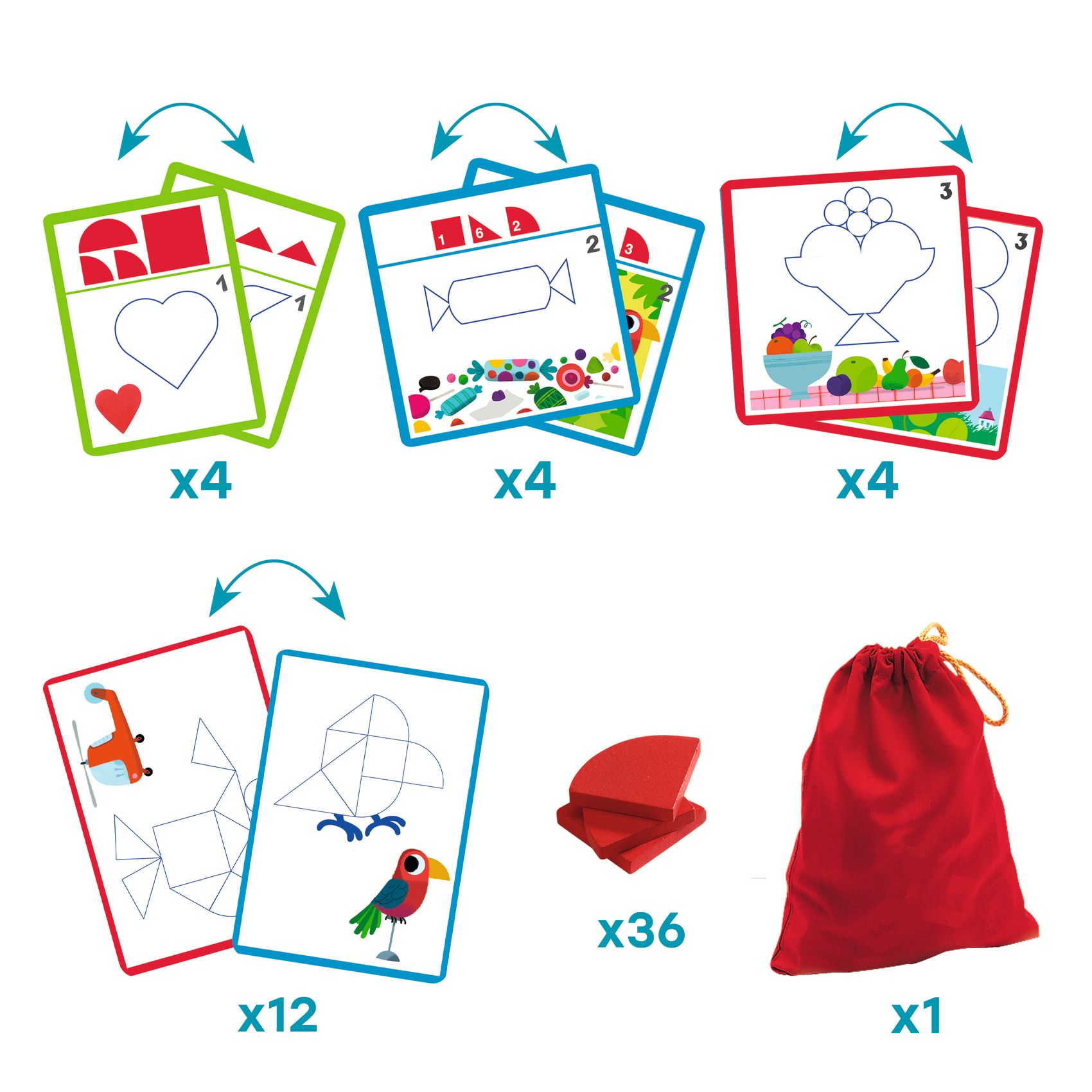 Fejlesztő játék - Alakzatok és formák - Eduludo Shapes