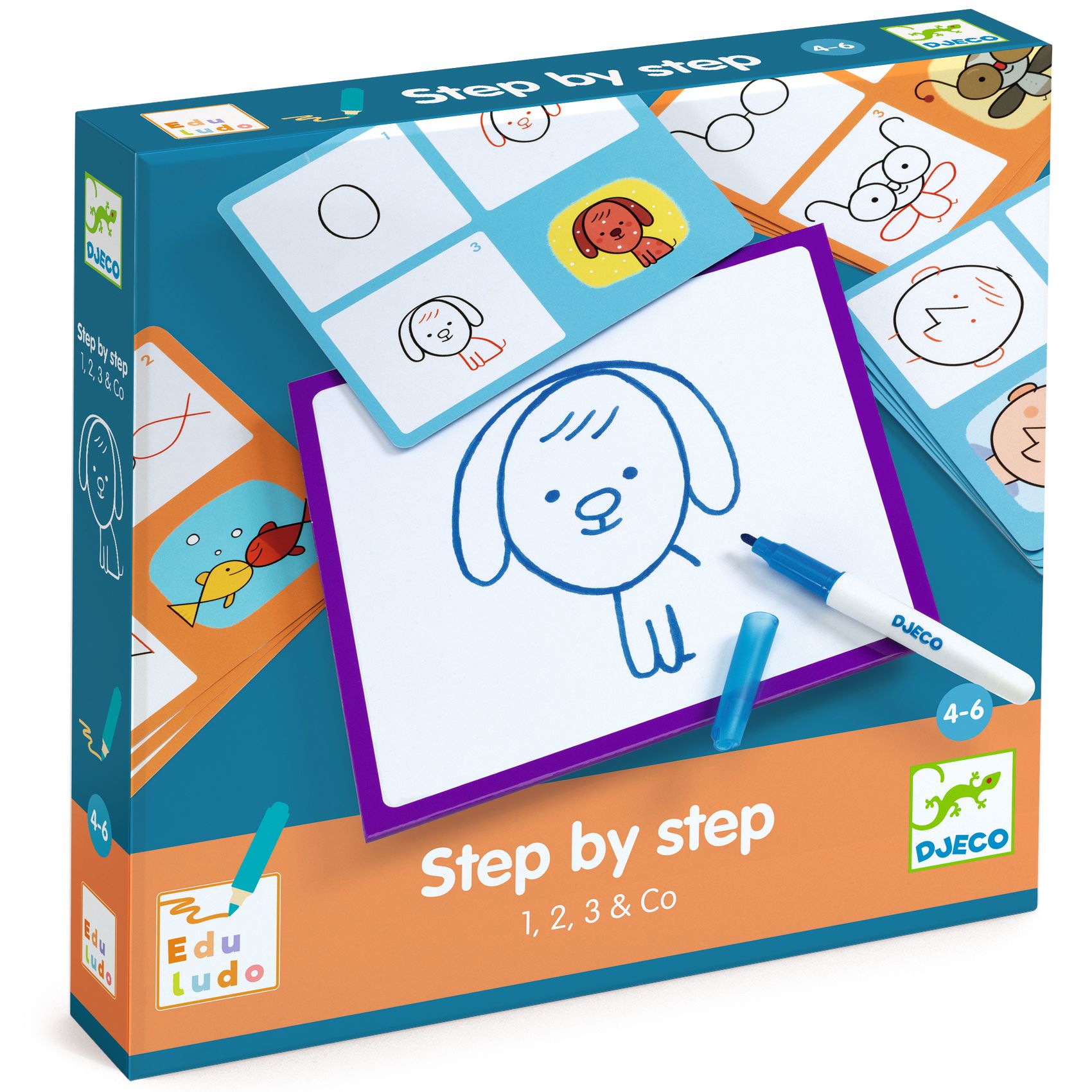 Rajzolás lépésről lépésre - Lépés lépés után - Step by Step 1, 2, 3 and Co