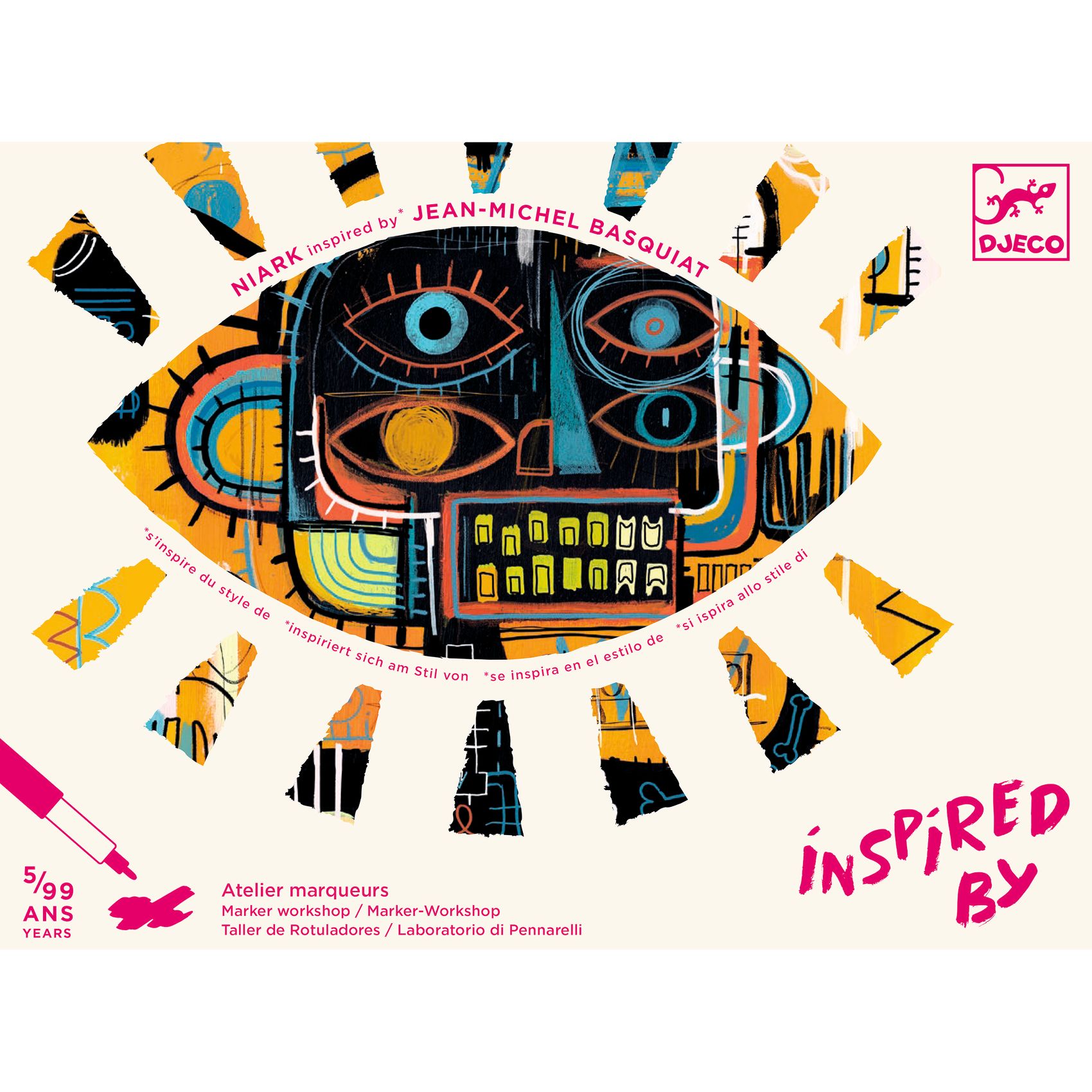 Művészeti műhely - Brooklyn - Inspired by Jean-Michel BASQUIAT