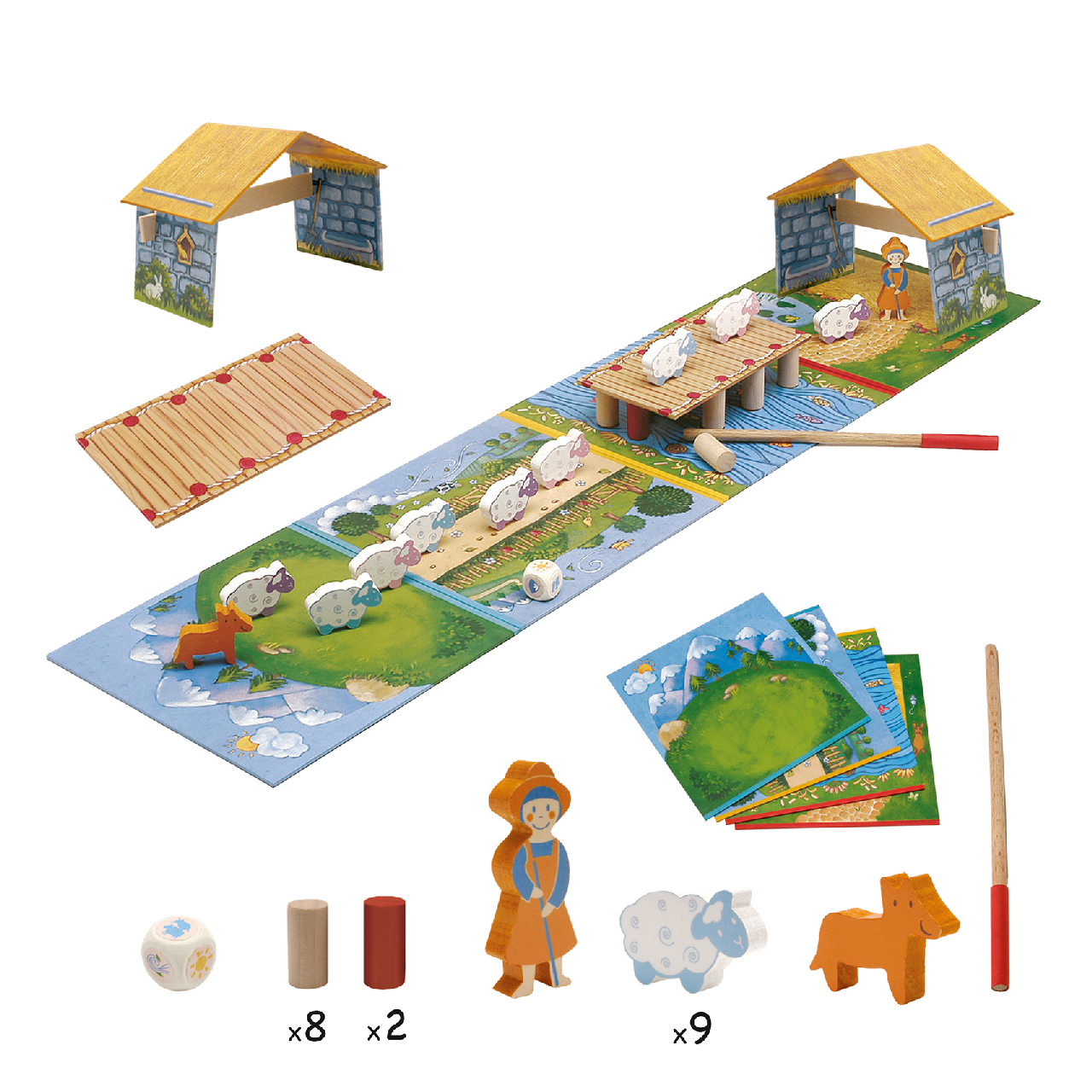 Társasjáték - Juh terelés - Hop ! Hop ! Hop ! 