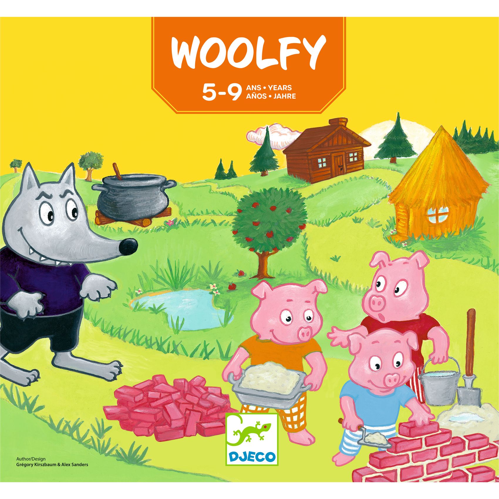 Társasjáték - A három kismalac - Woolfy