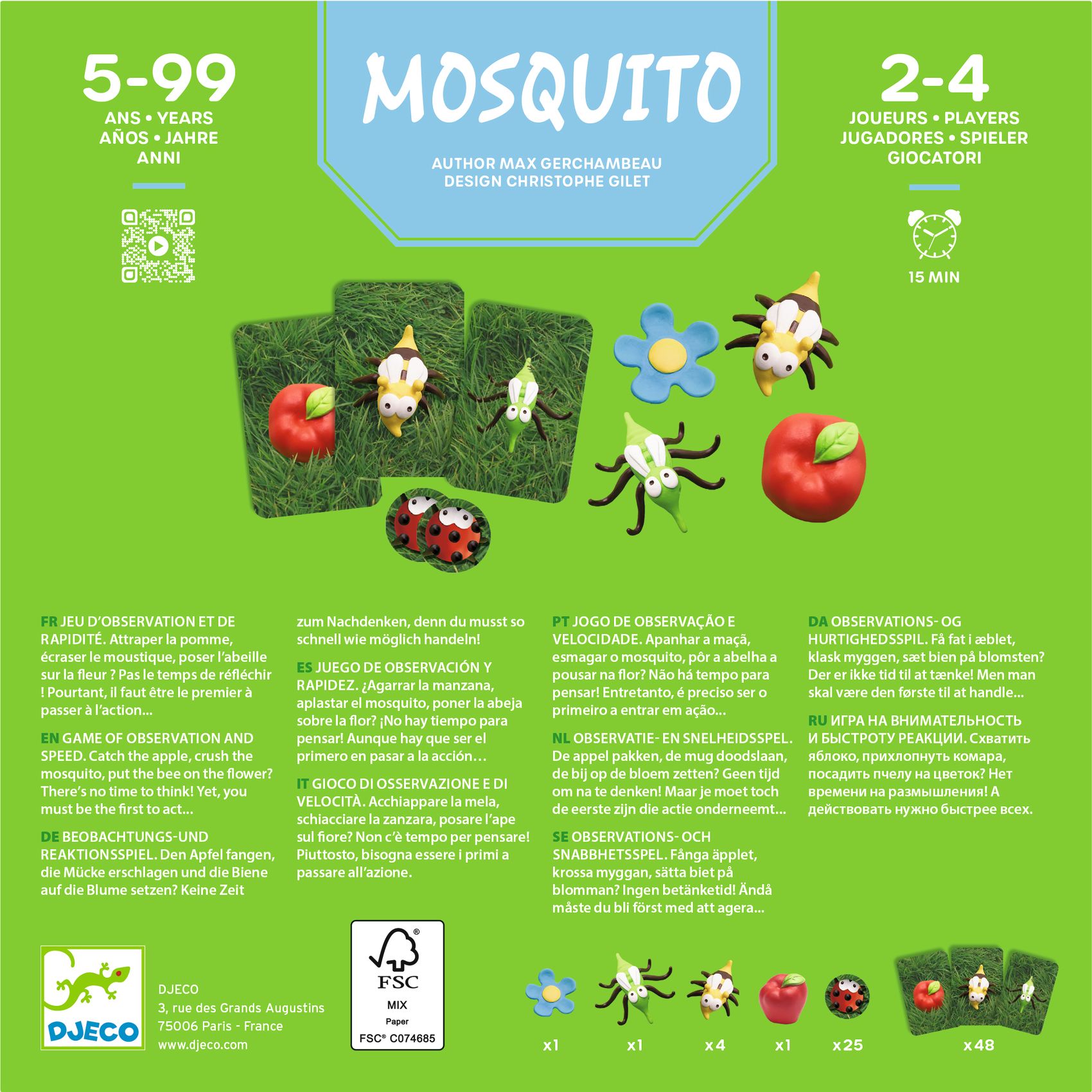 Társasjáték - Szúnyog - Mosquito