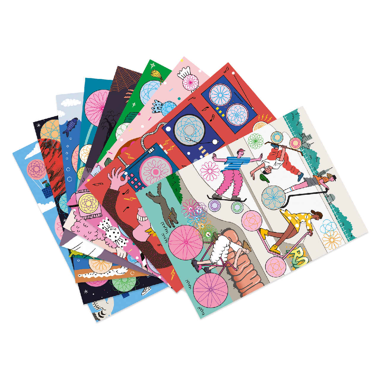 Spirál műhely - 10 fiús téma  - 10 themes block