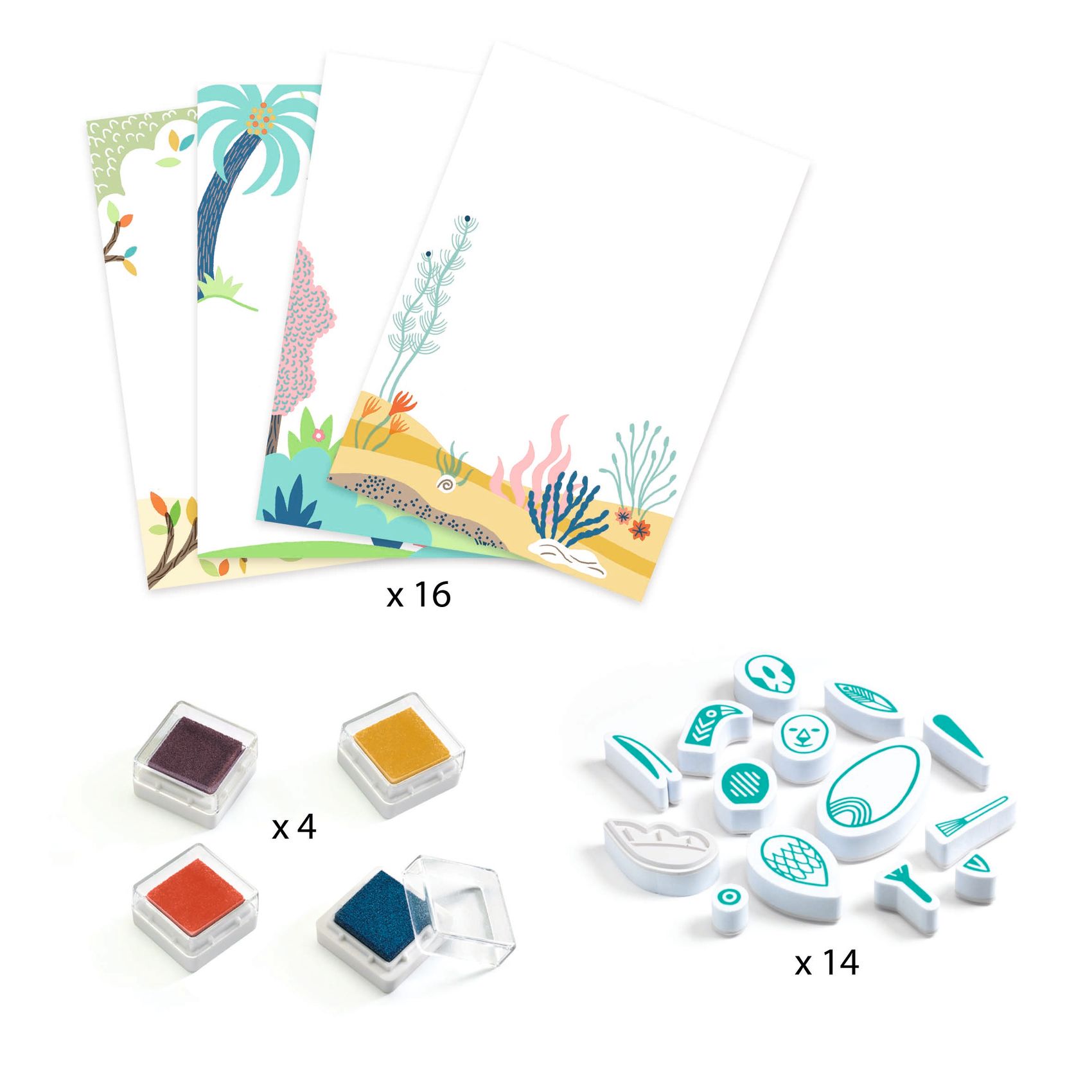 Kreatív nyomdakészlet - Állat firkák - Surprising animals