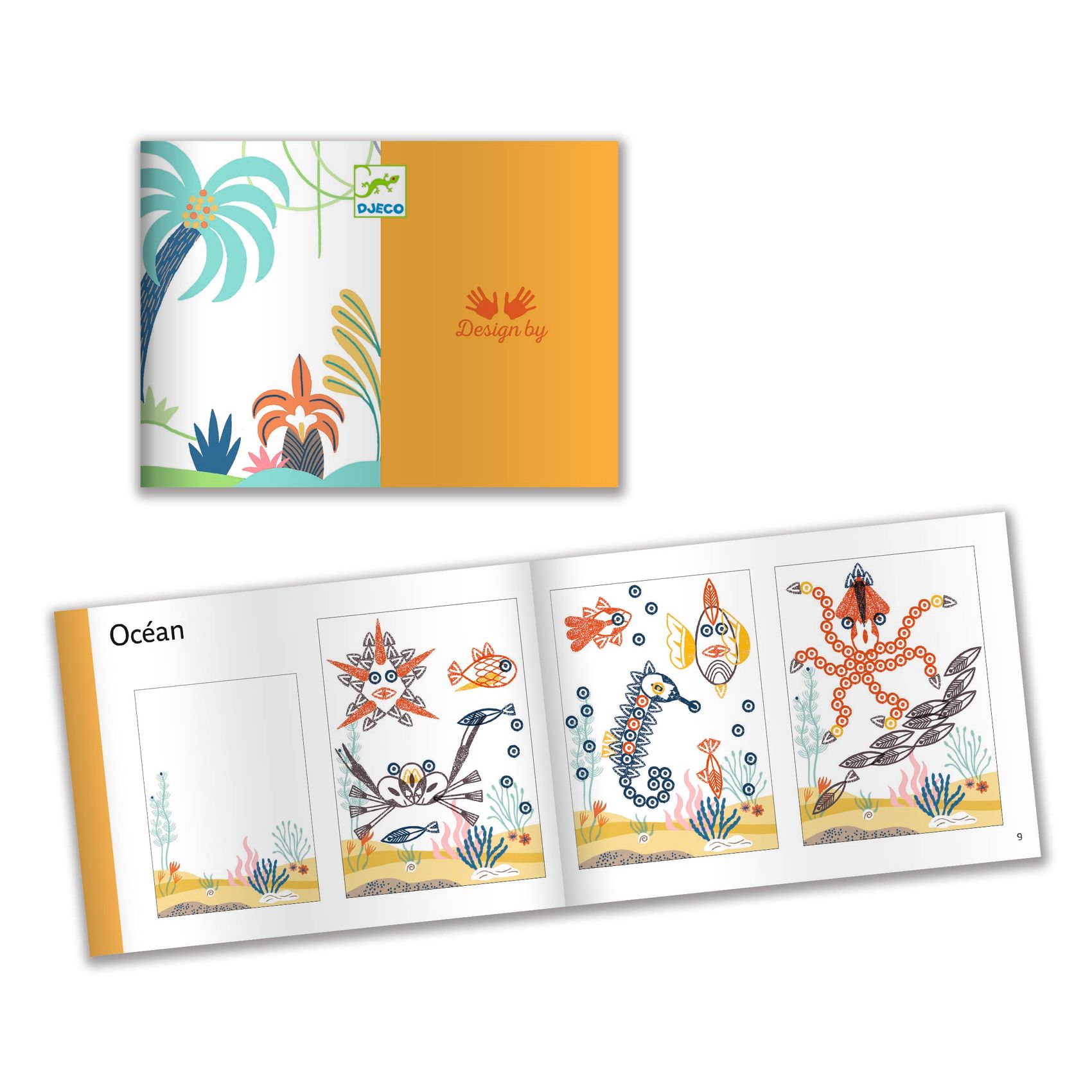 Kreatív nyomdakészlet - Állat firkák - Surprising animals