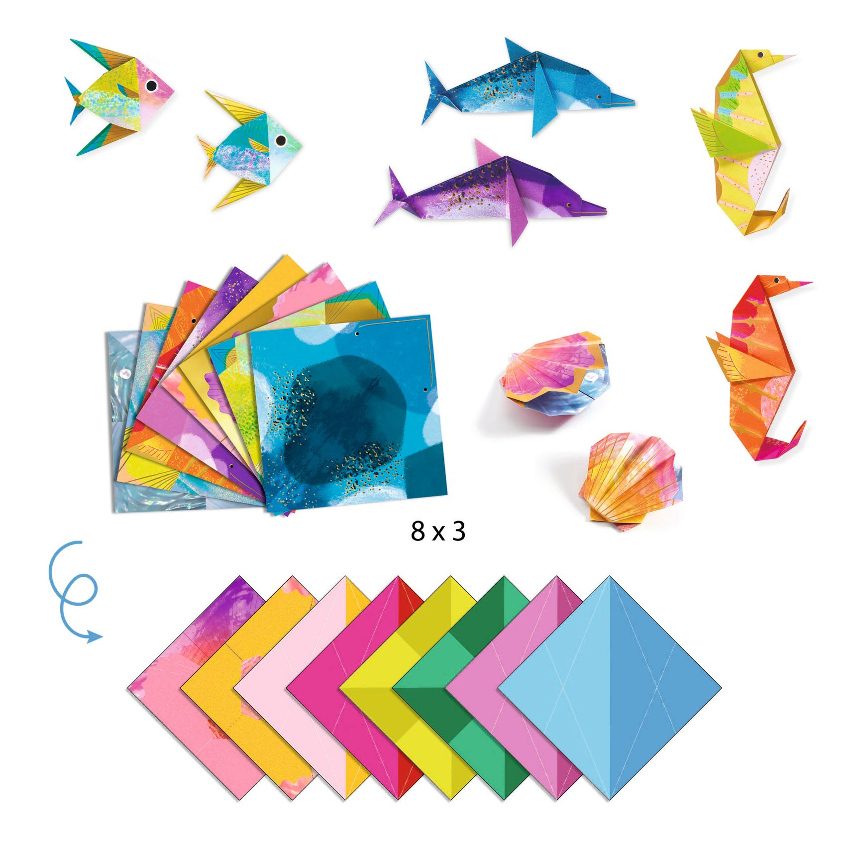 Origami - Tengeri élőlények - Sea creatures