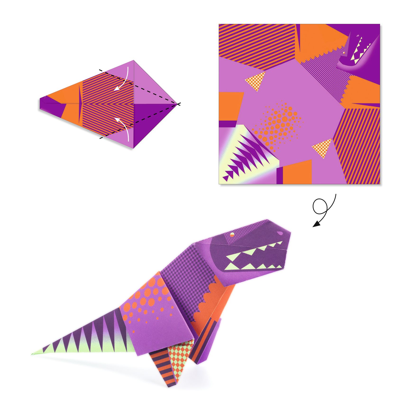 Origami - Dinoszauruszok - Dinosaurs
