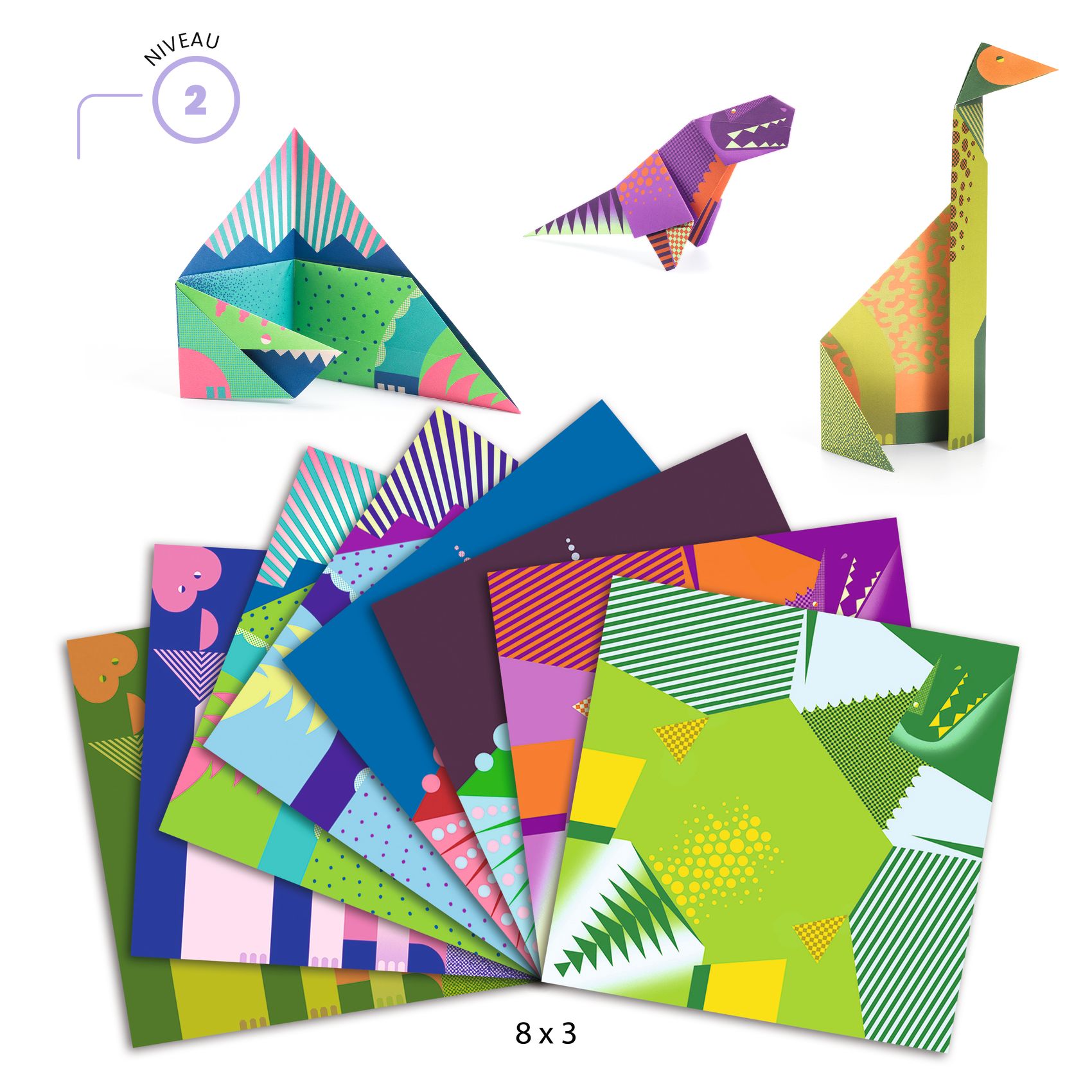 Origami - Dinoszauruszok - Dinosaurs