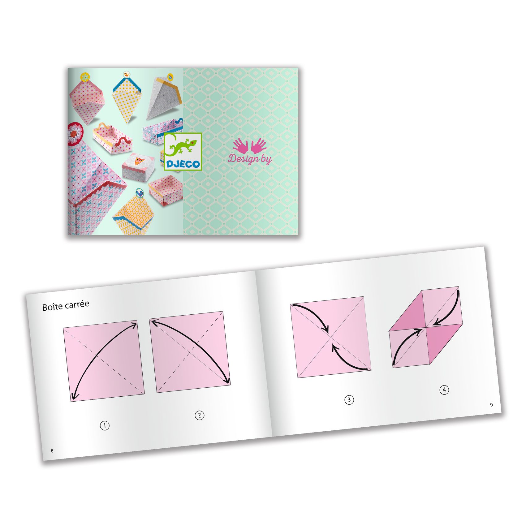 Origami - Doboz hajtogatás - Kirigami Small boxes