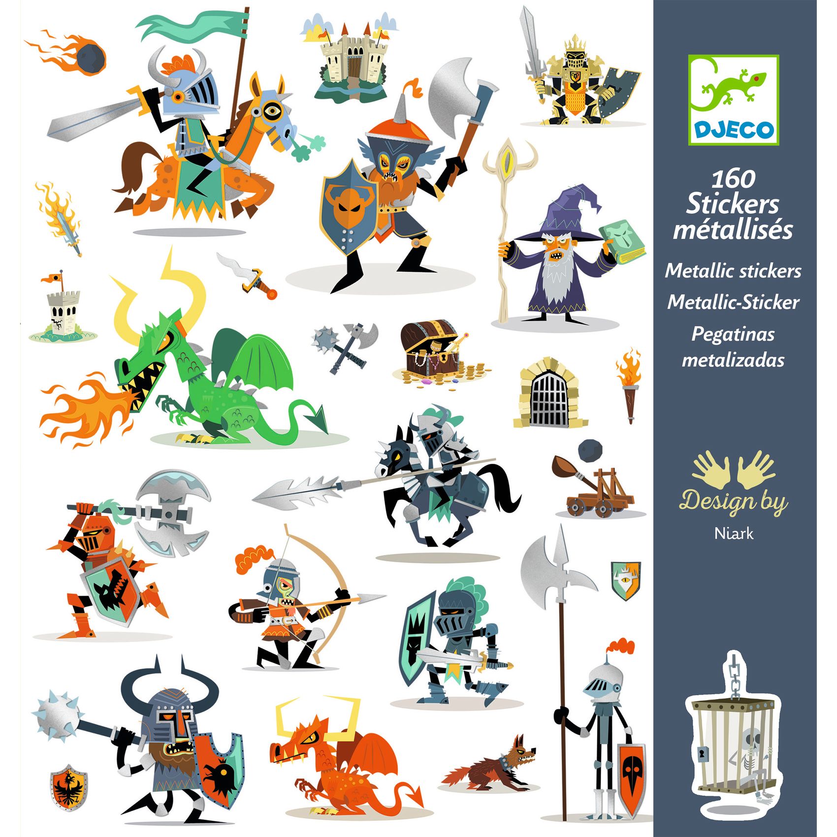 Matricák - Bátor lovagok - Knights