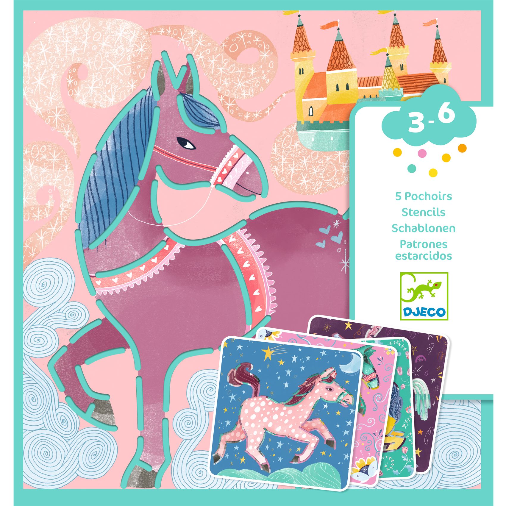 Rajzsablonok - Lovak - Horses