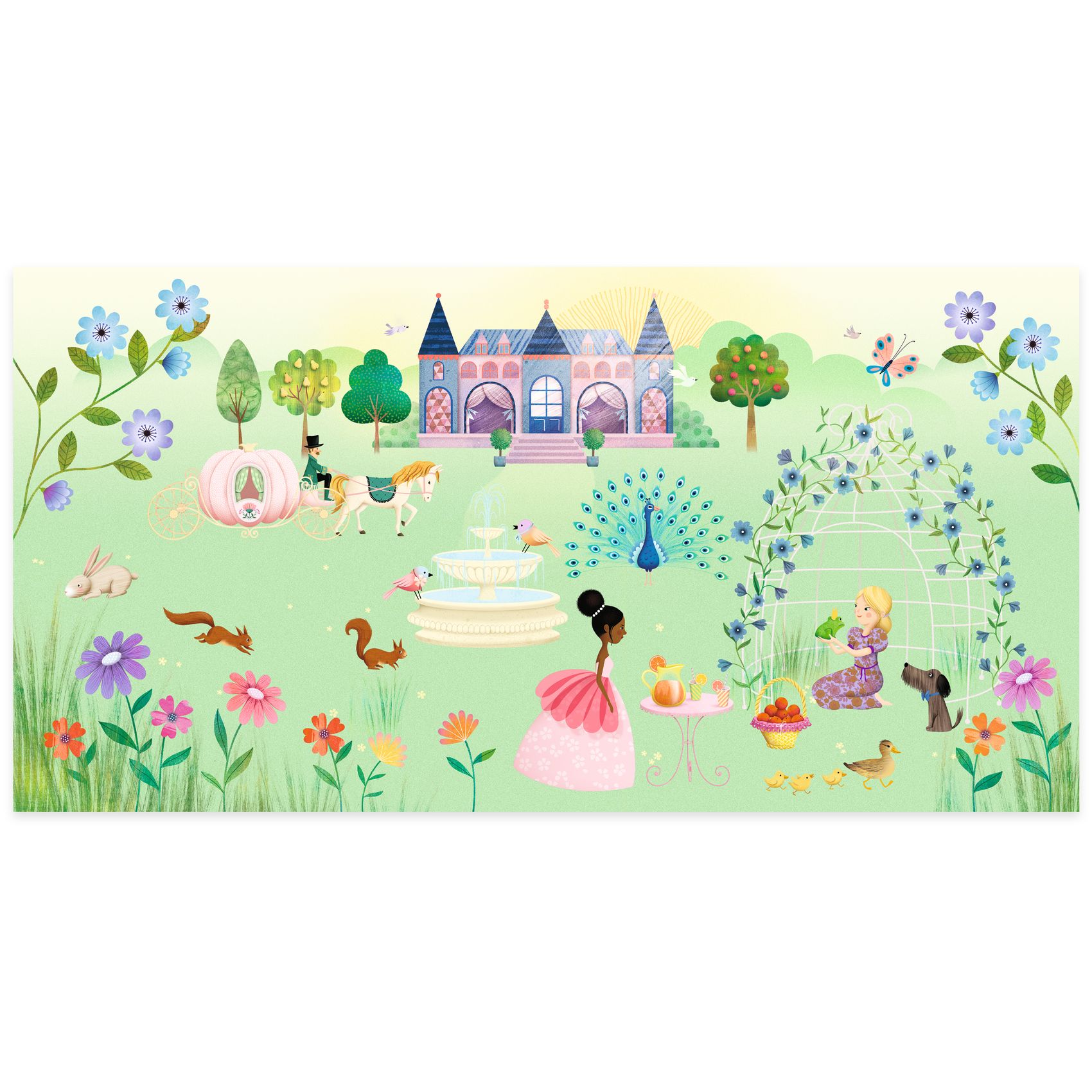 Matricázó képkészítés - Élet a kastélyban - Life in the castle