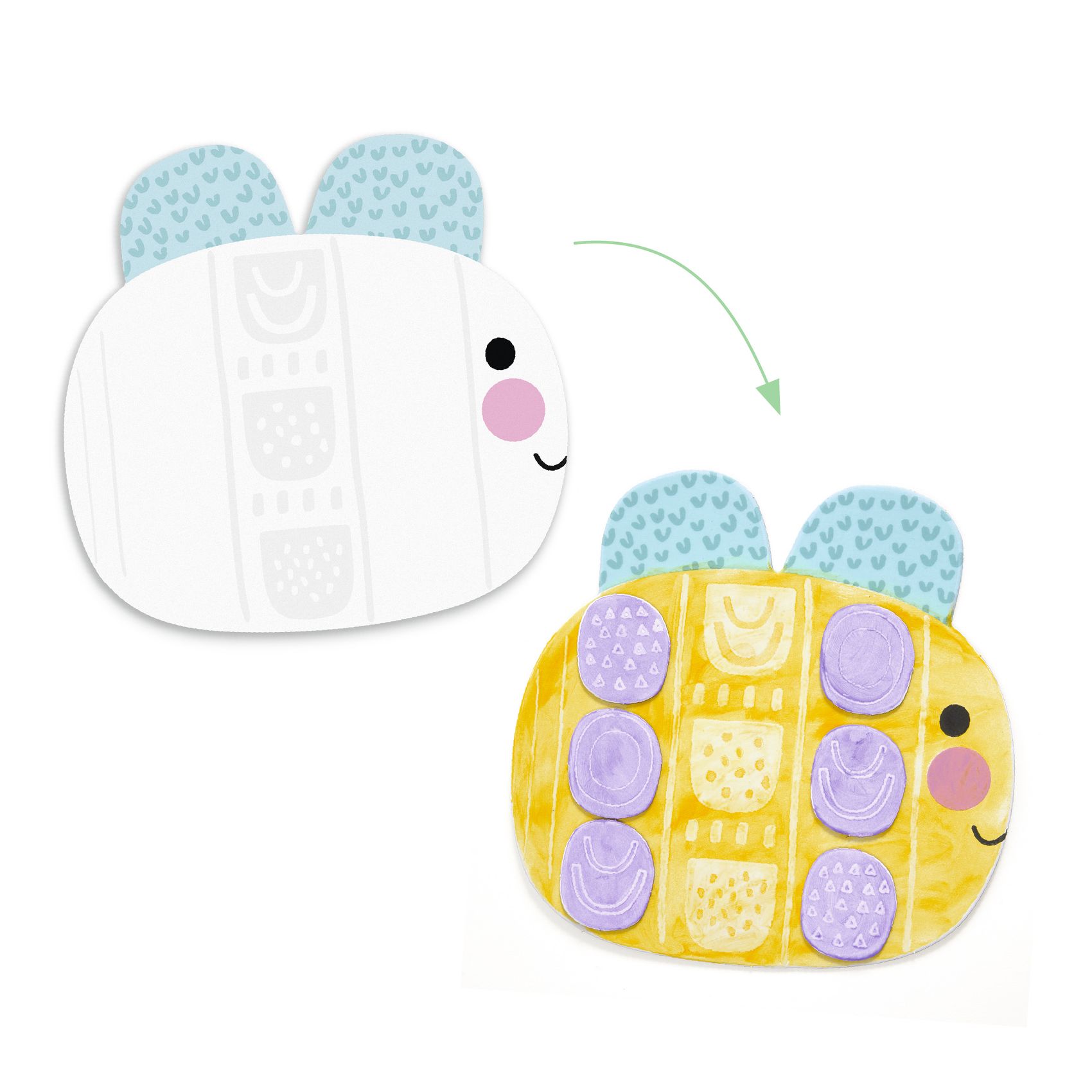 Ujjfestő készlet - Kicsi formák - Magic finger painting, Small forms